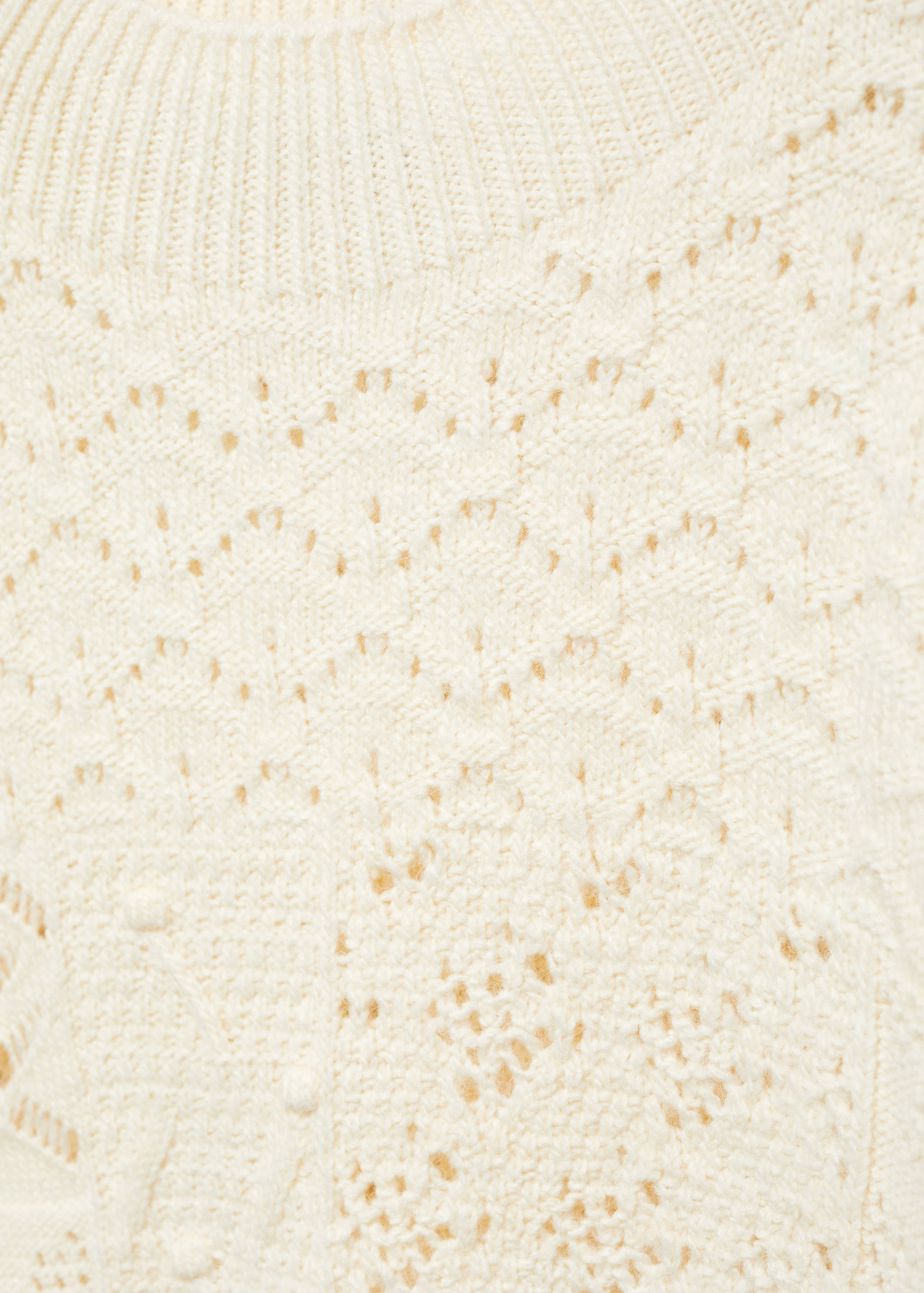 Mixed-knit crochet sweater - Details of the article 8