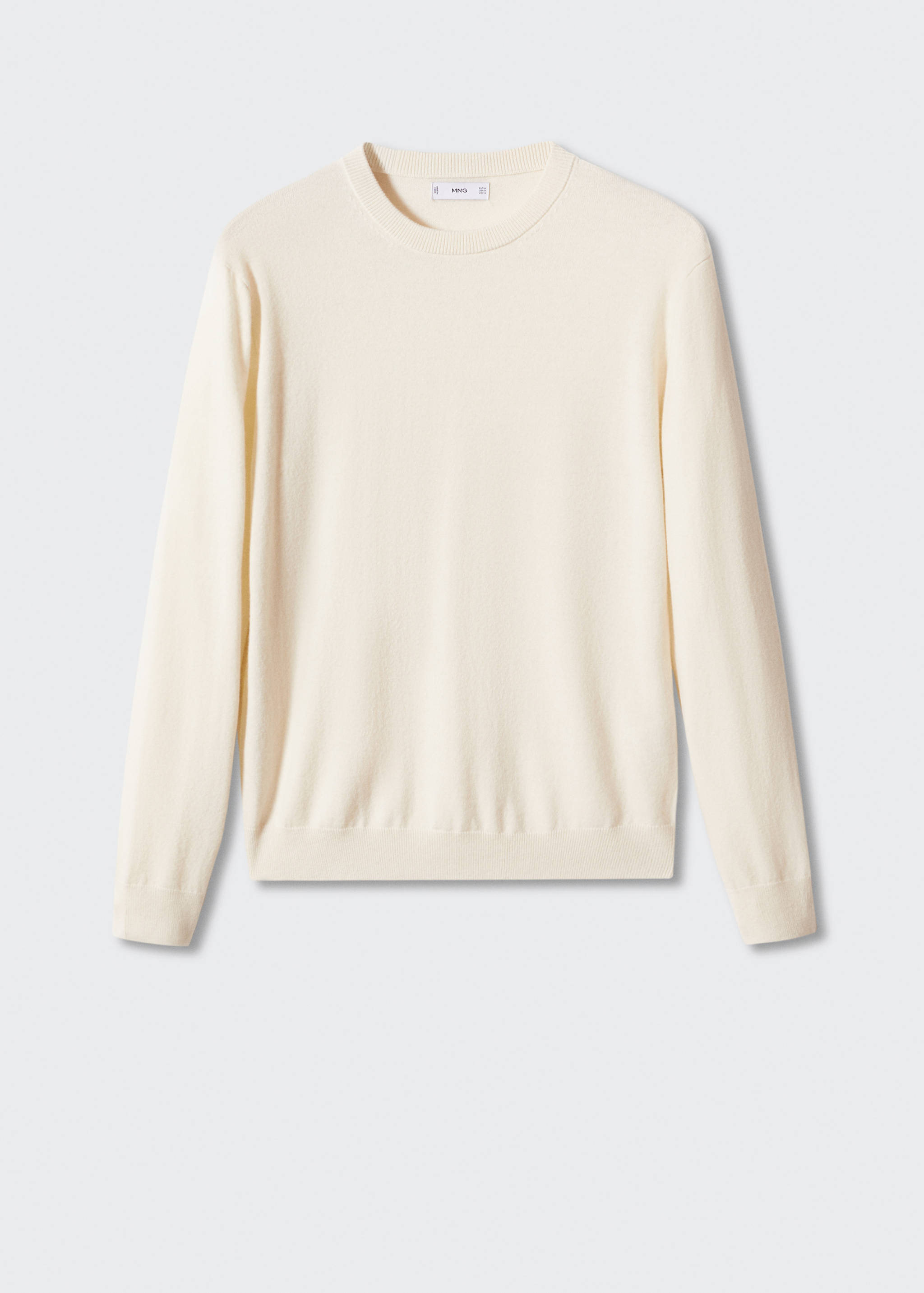 Fine-knit wool-blend sweater - Article without model