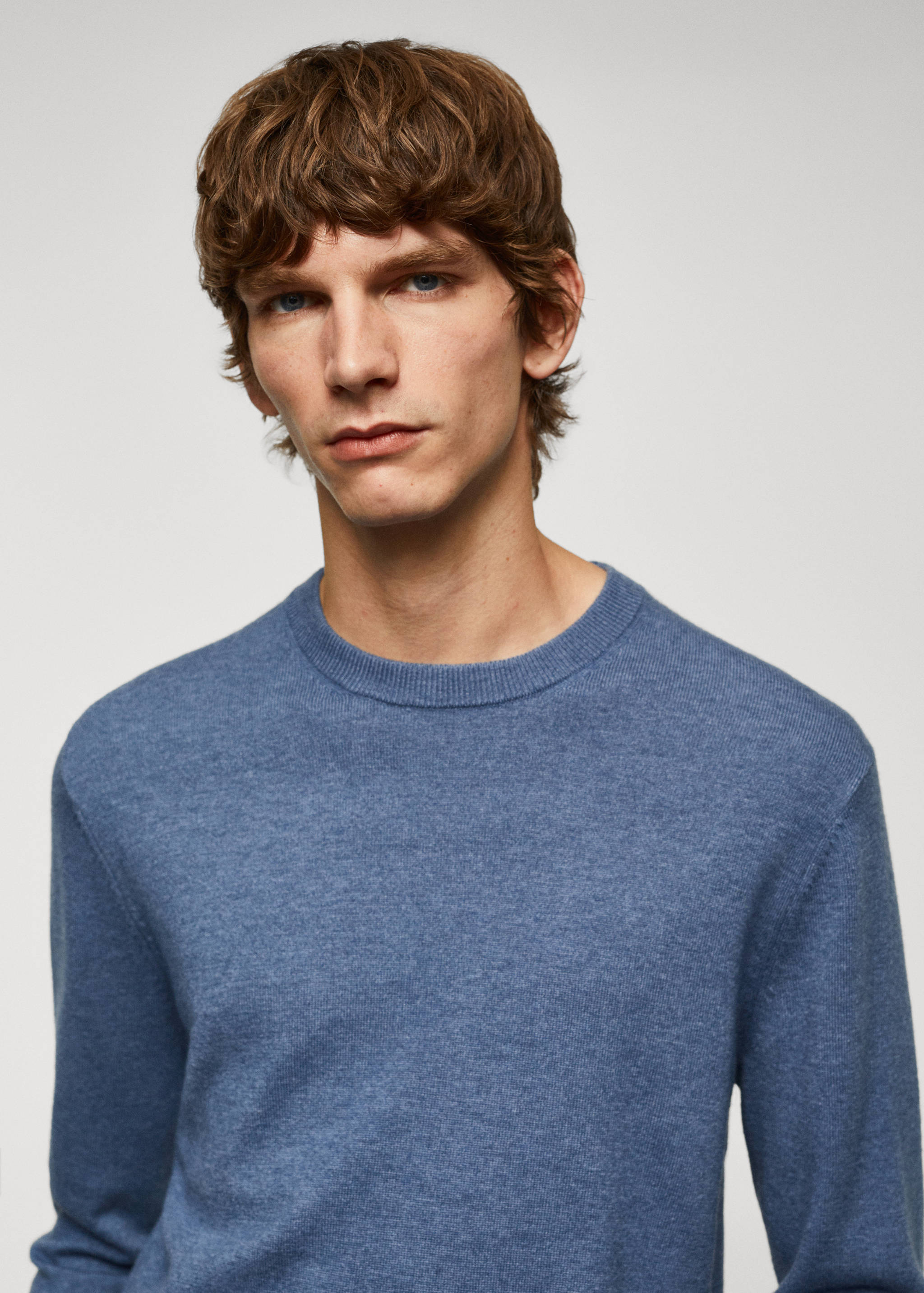 Pull-over maille fine laine mélangée - Détail de l'article 1