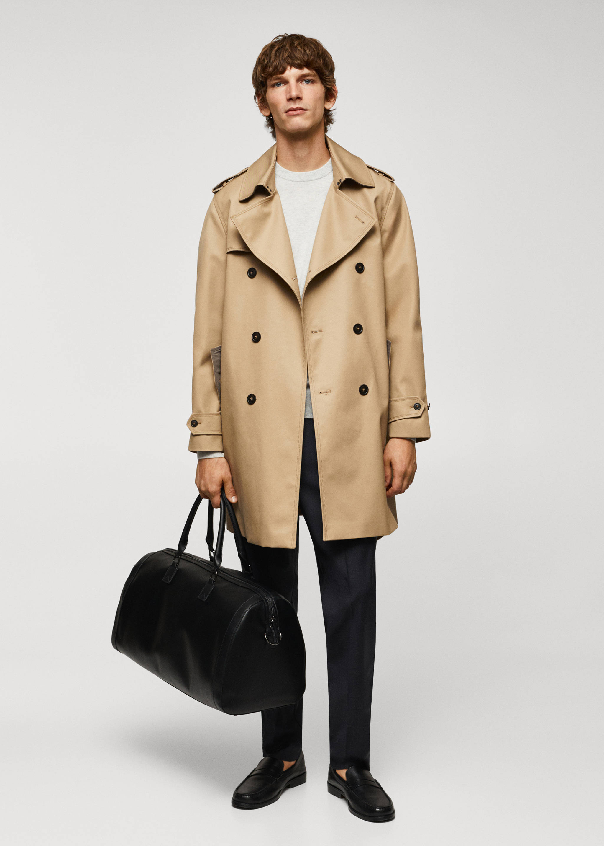 Pull-over maille fine laine mélangée - Plan général