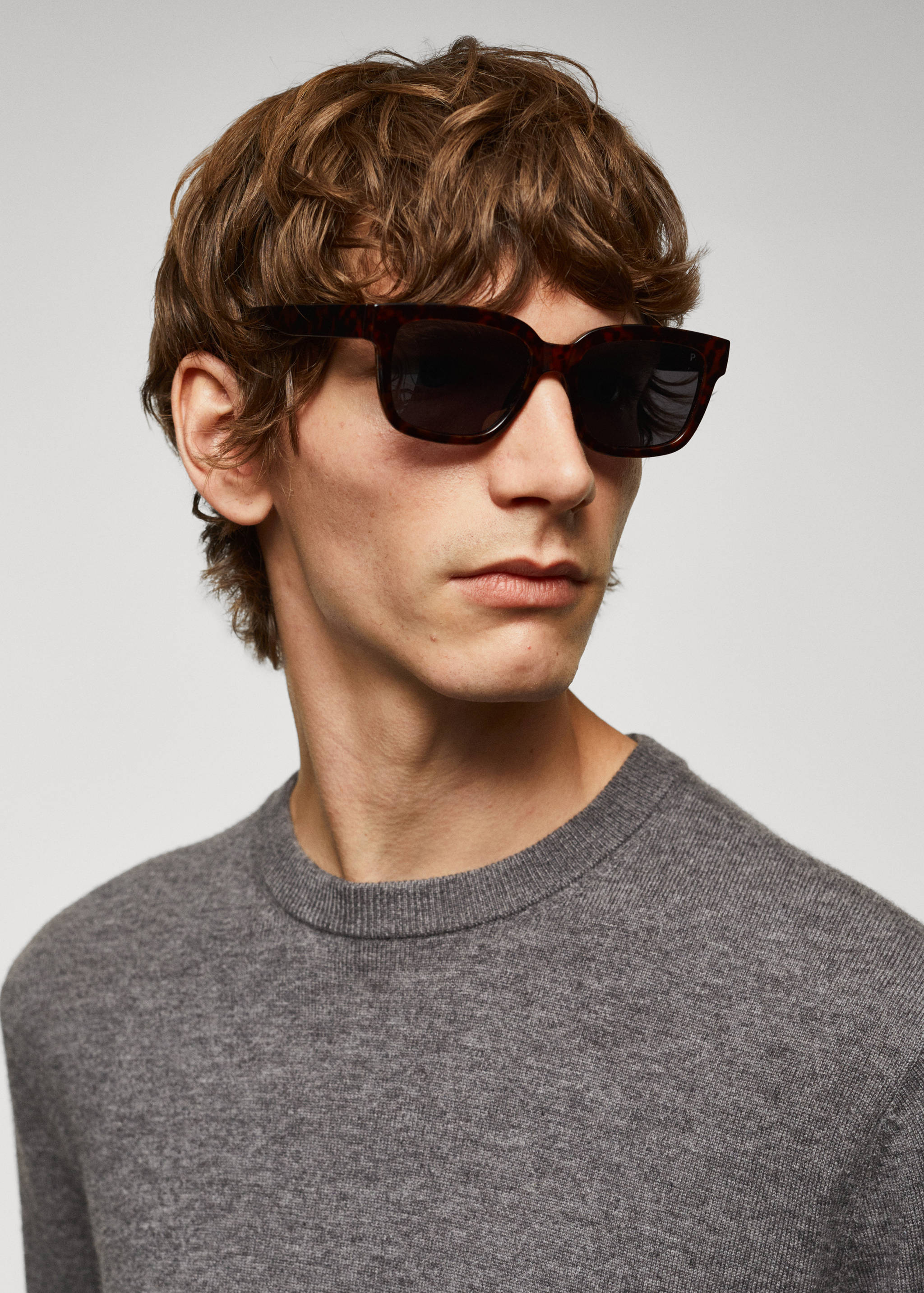 Pull-over maille fine laine mélangée - Détail de l'article 1