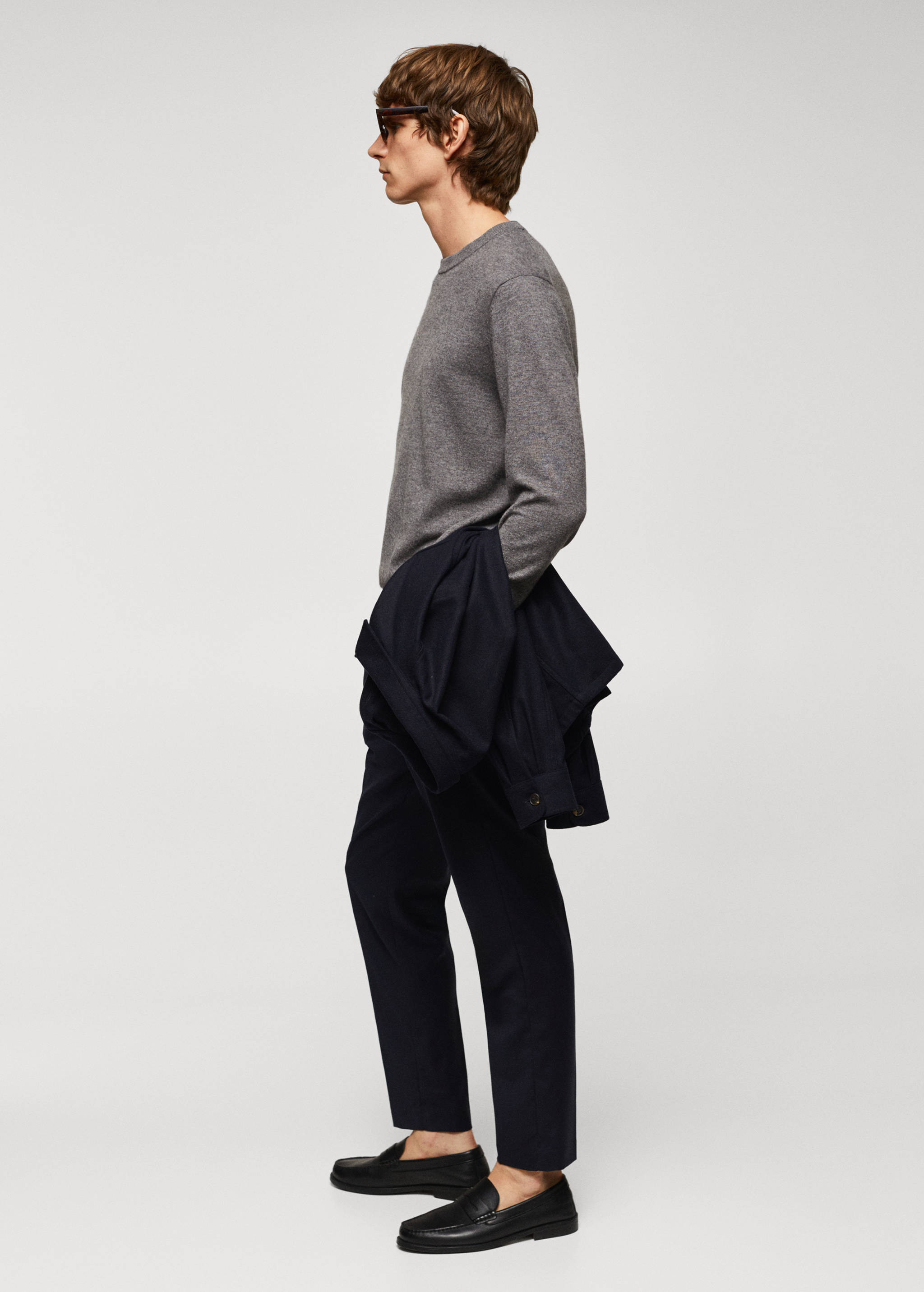 Pull-over maille fine laine mélangée - Détail de l'article 2