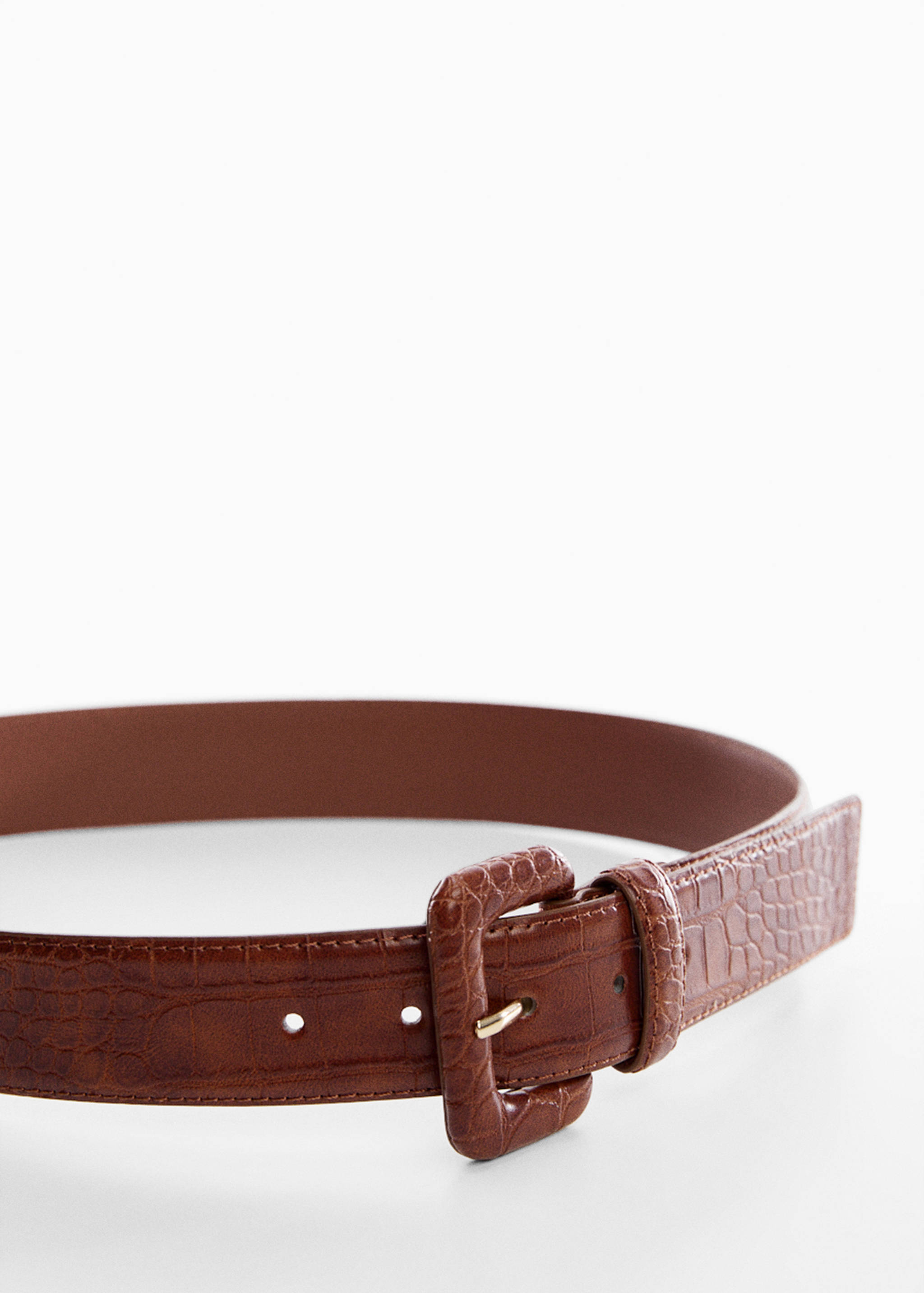 Animal print effect belt - Medium plane