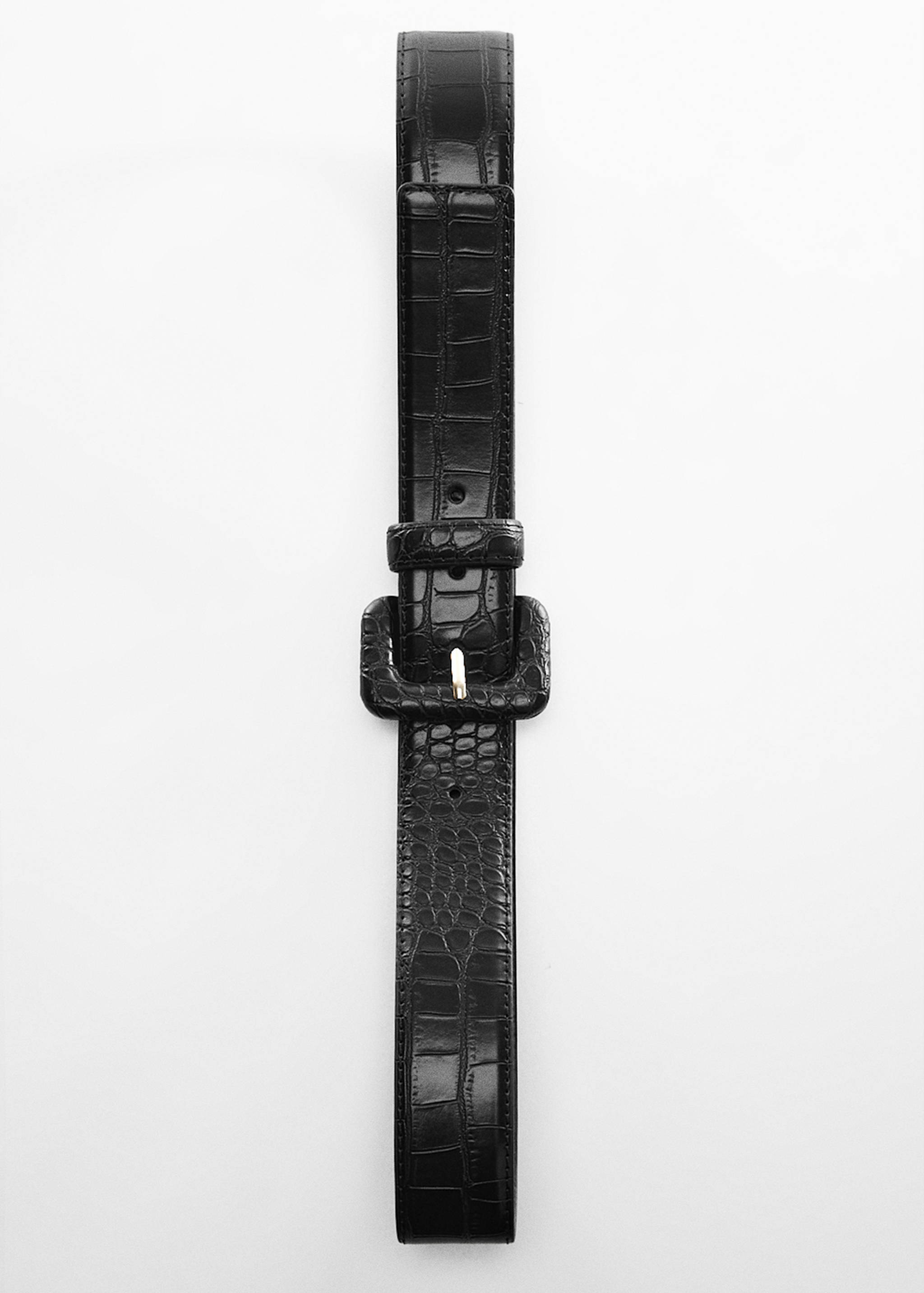 Animal print effect belt - Details of the article 5
