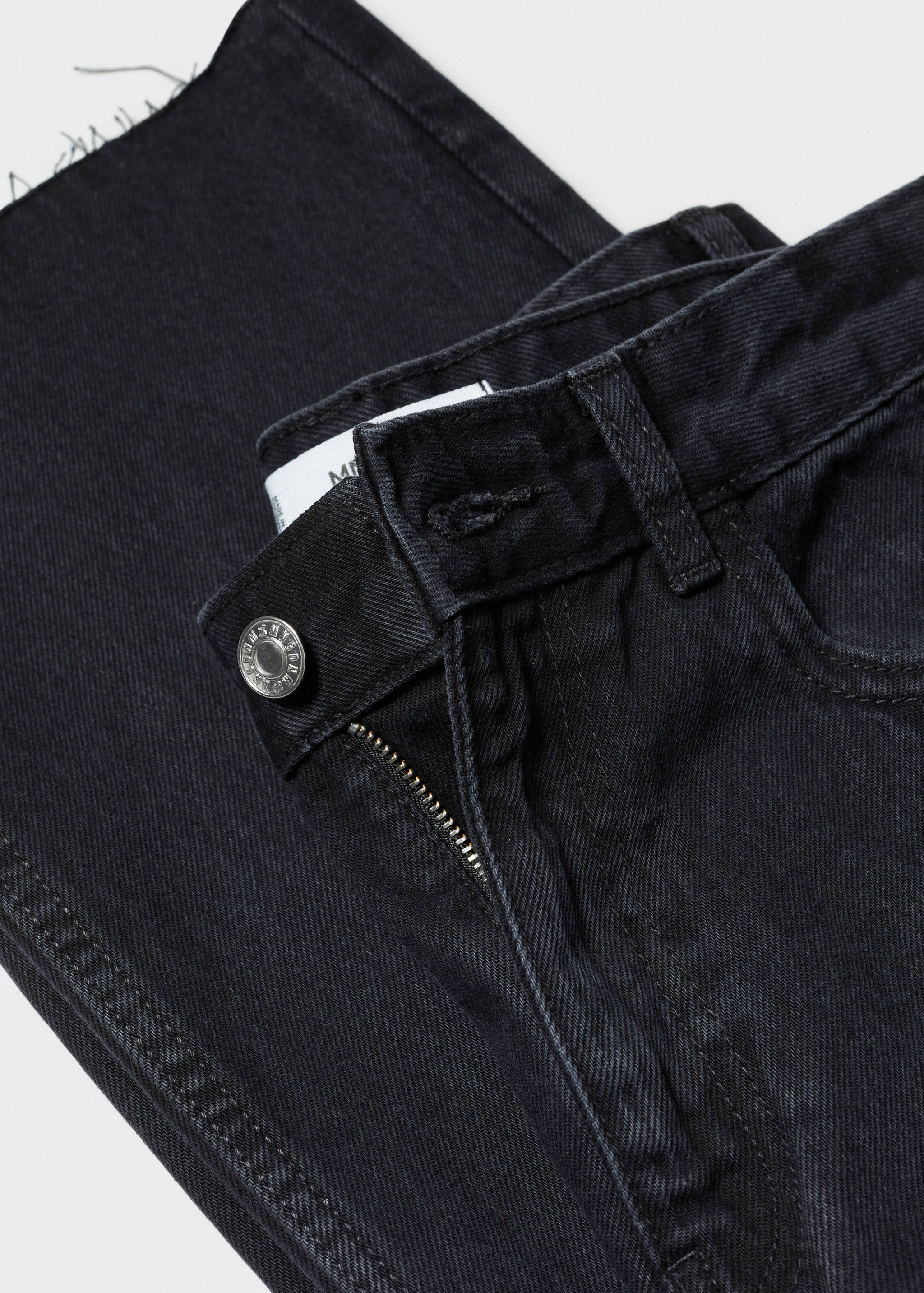 Wide leg mid-rise jeans - Details of the article 8