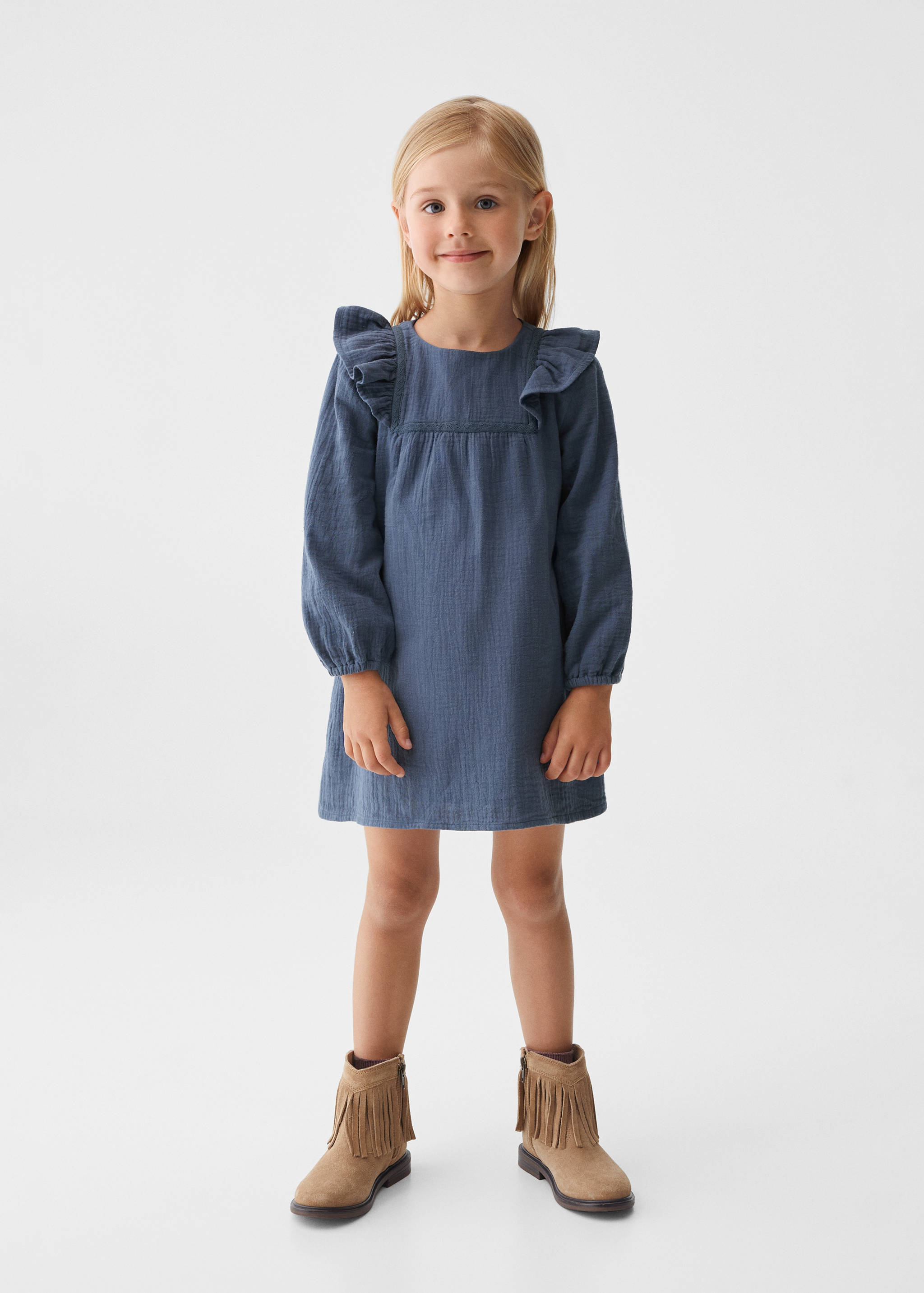 Cotton-blend dress - General plane