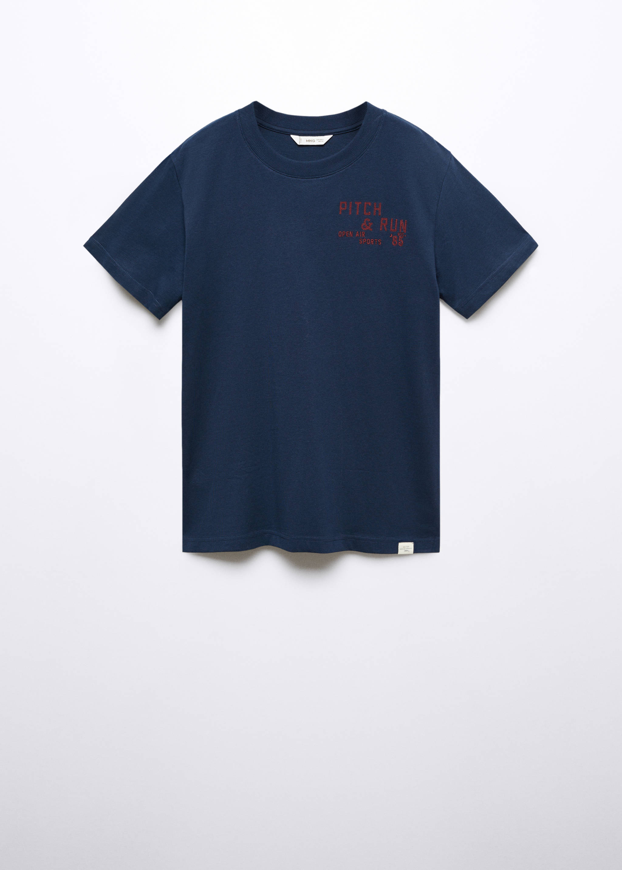 Message cotton T-shirt - Article without model