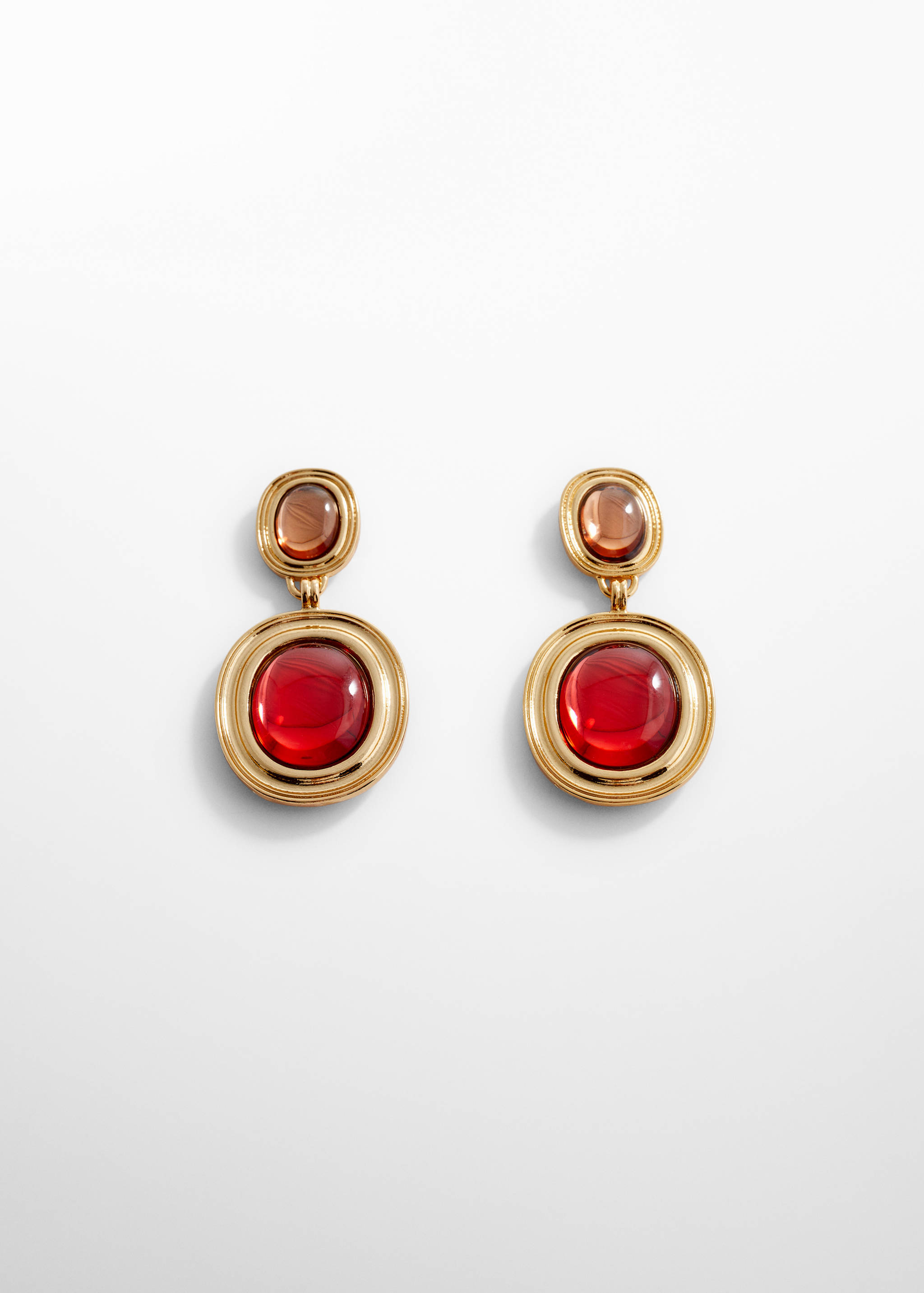 Boucles d’oreilles pierres combinées - Article sans modèle