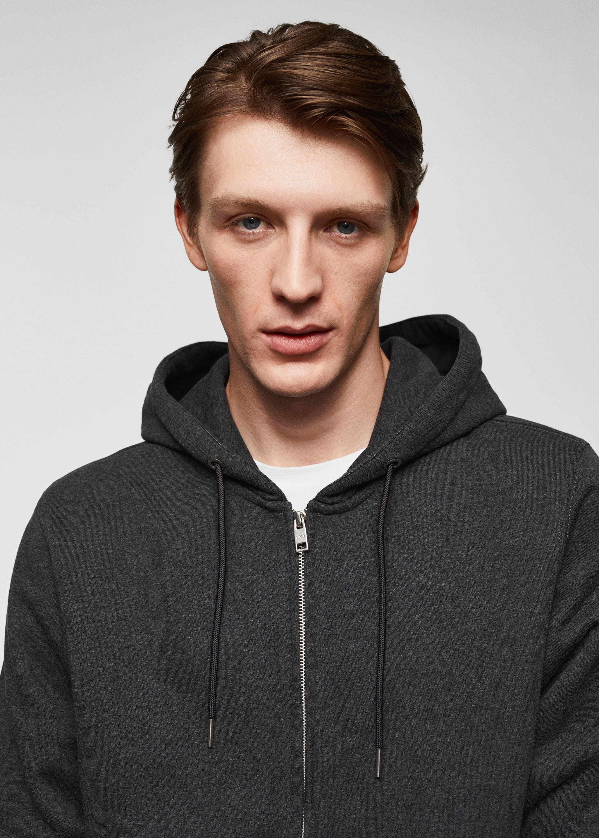 Sweat-shirt coton zippé capuche - Détail de l'article 1