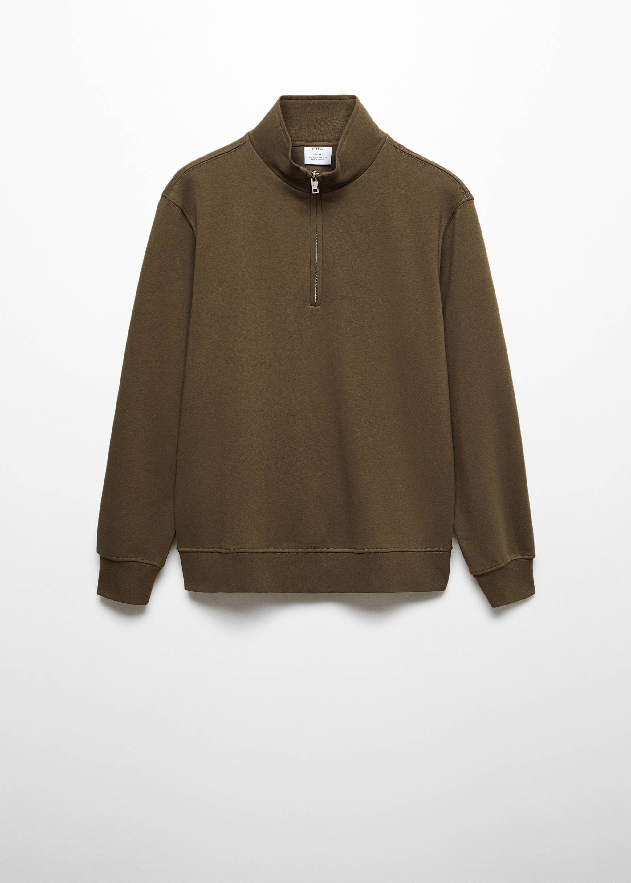 بلوزة قطنية بسحاب عند الرقبة - منتج دون نموذج