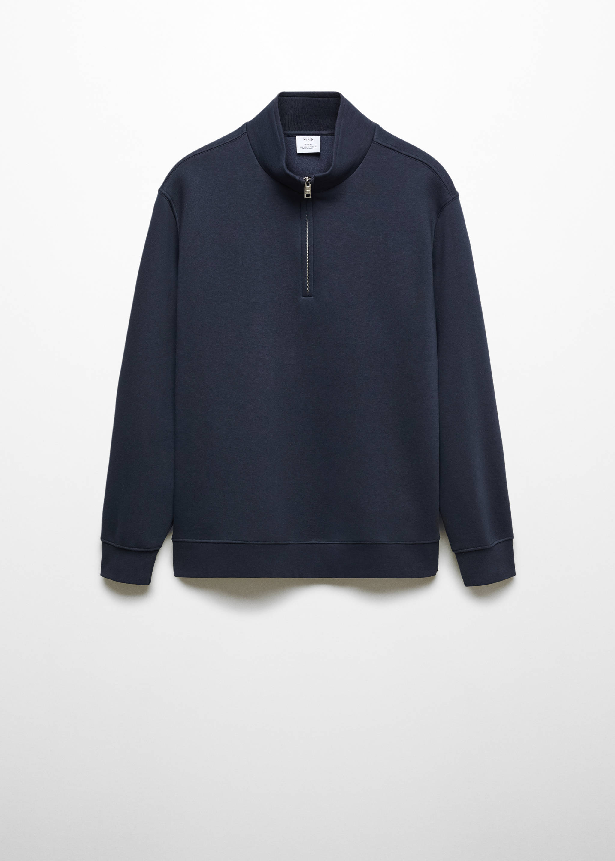 بلوزة قطنية بسحاب عند الرقبة - منتج دون نموذج