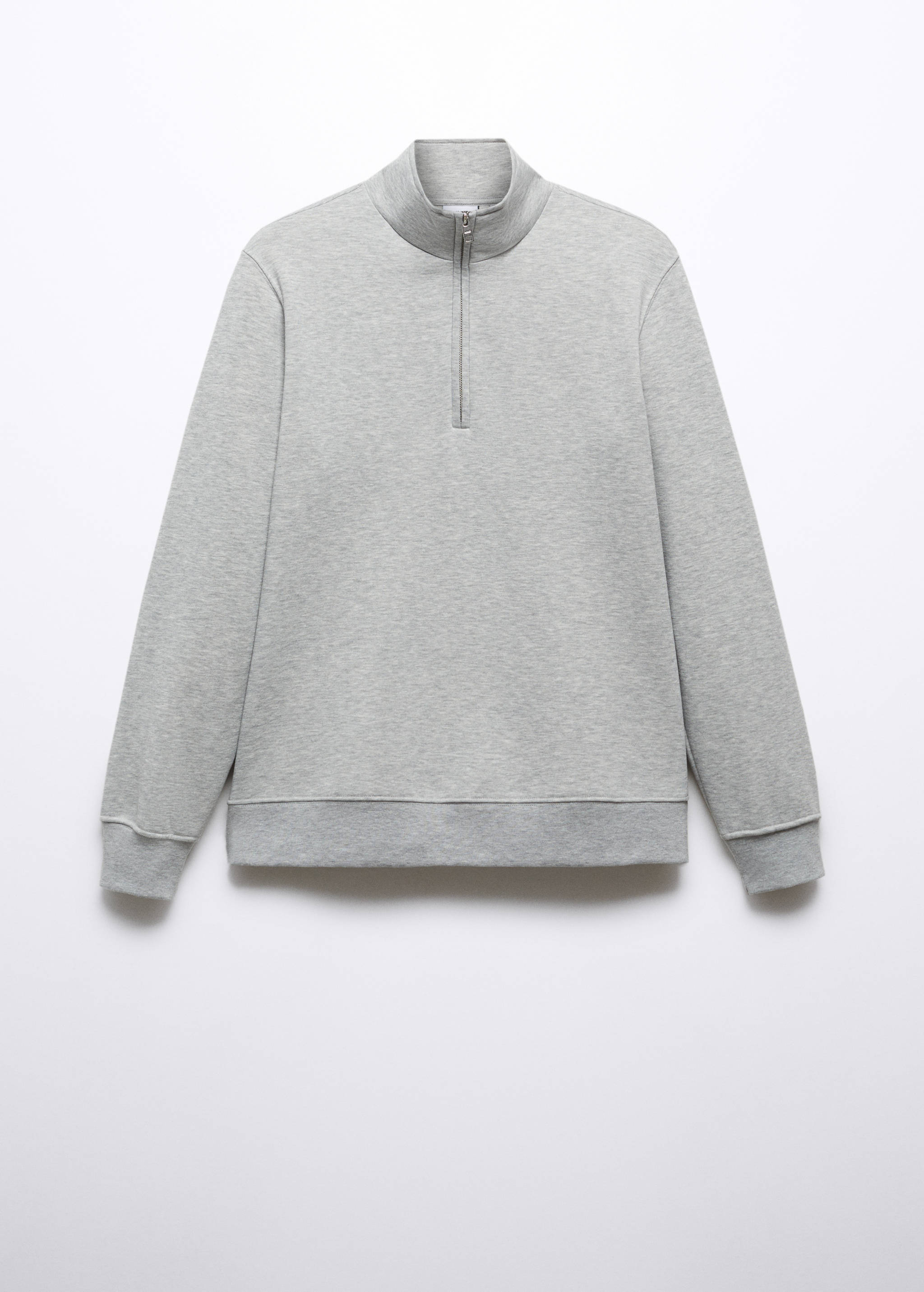 بلوزة قطنية بسحاب عند الرقبة - منتج دون نموذج