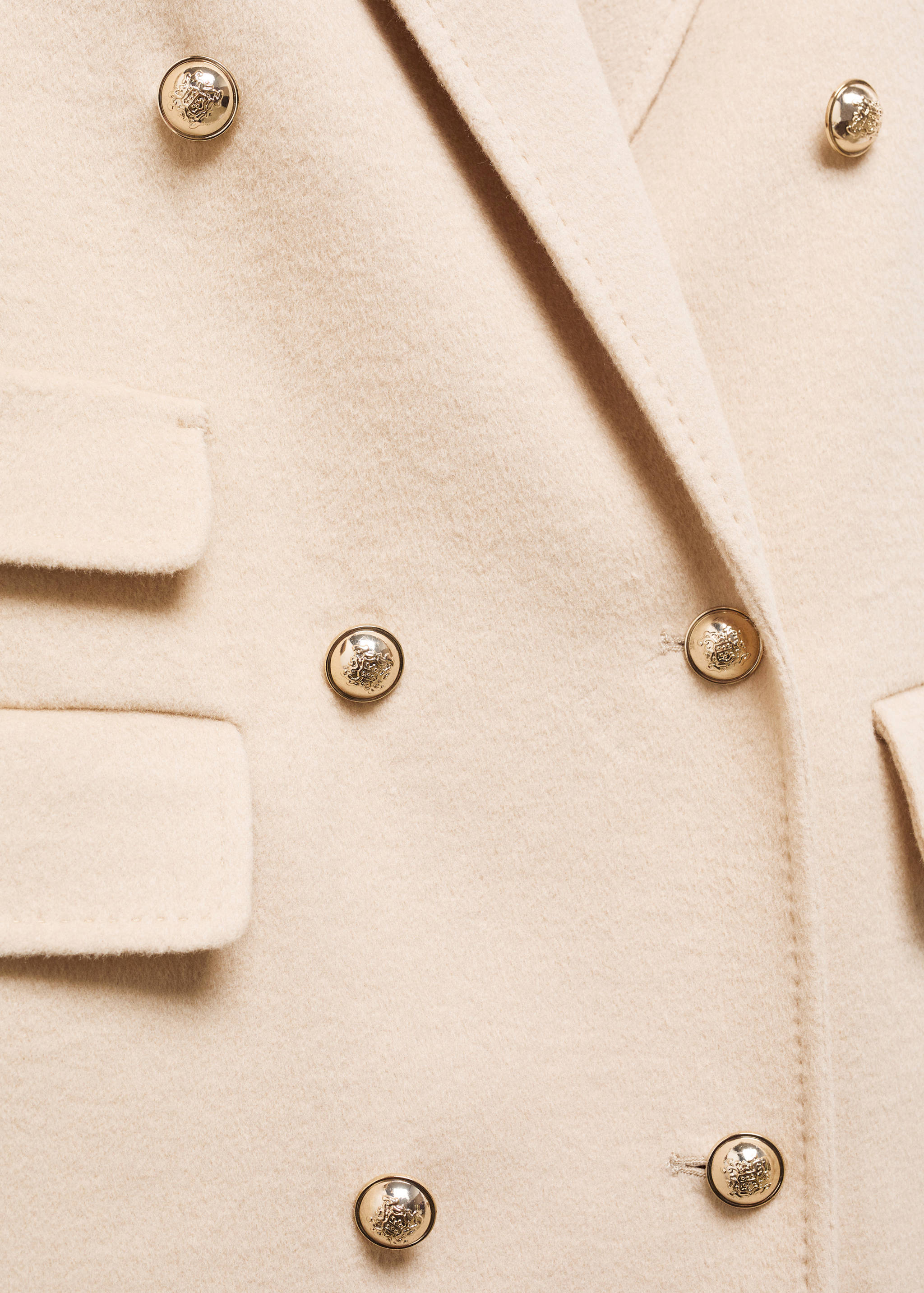 Manteau laine fait main boutons - Détail de l'article 8