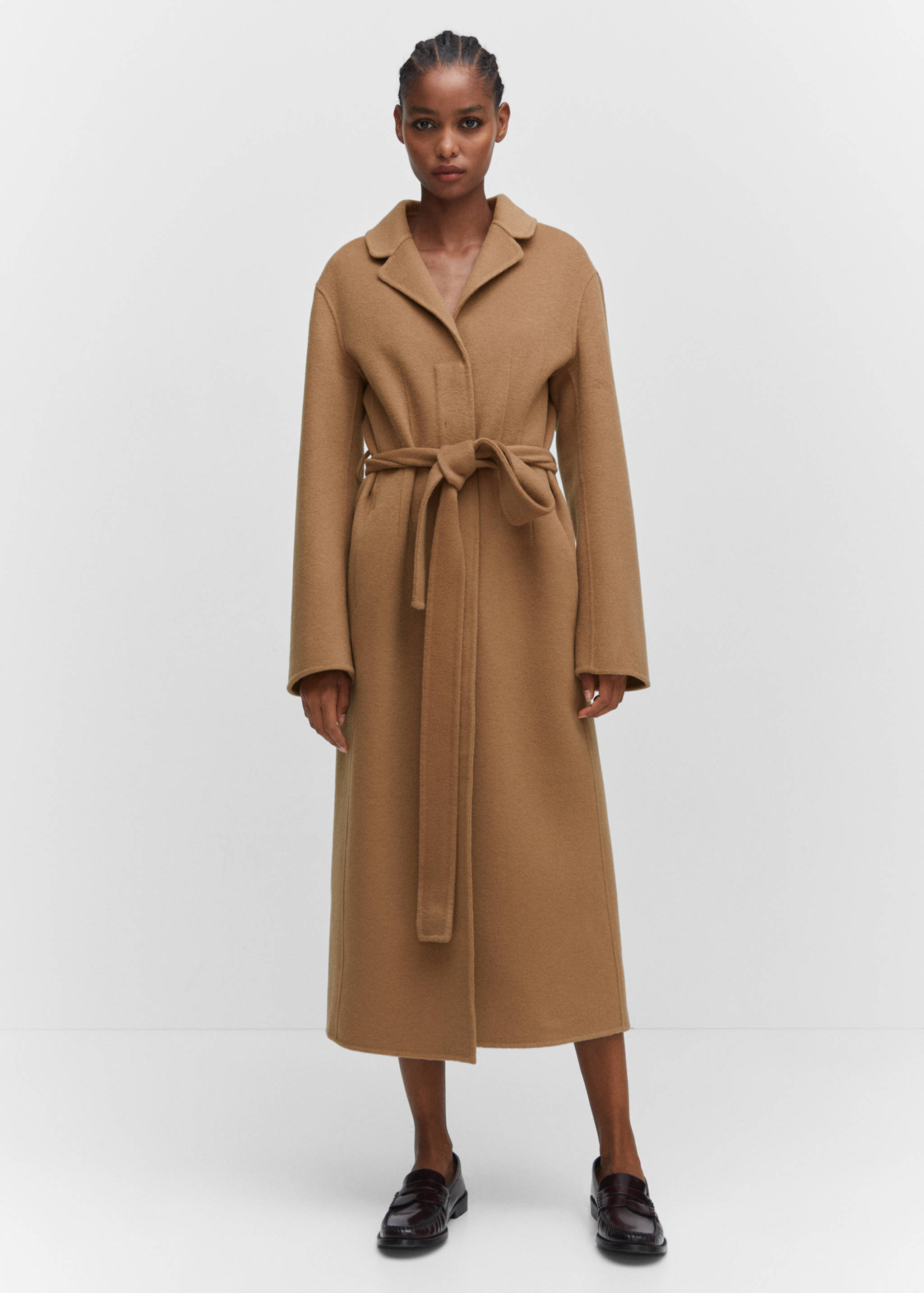 Handmade oversized wool coat - General plane