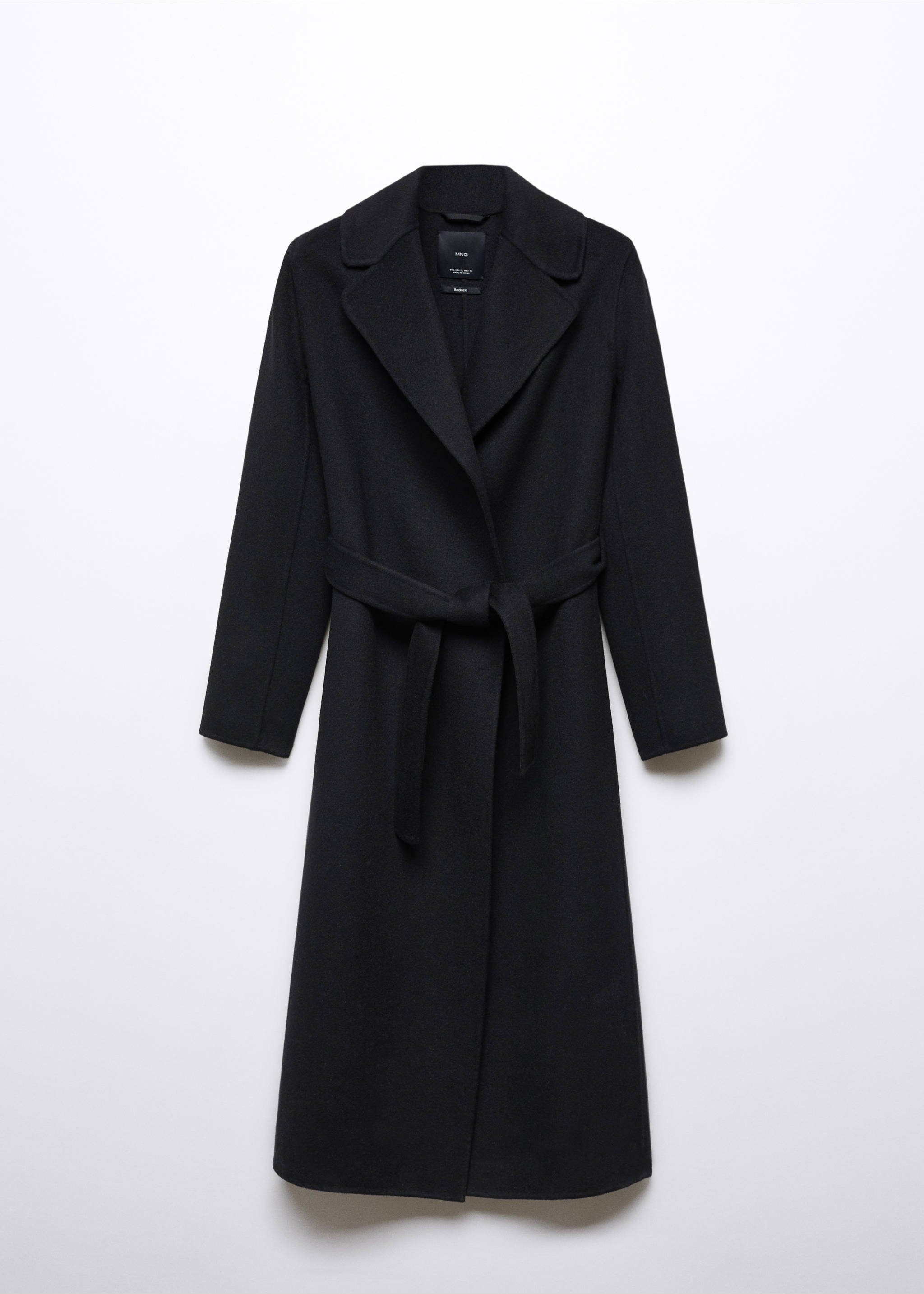 Handmade wool coat - Article without model, Black. Ref: 57006722-00.