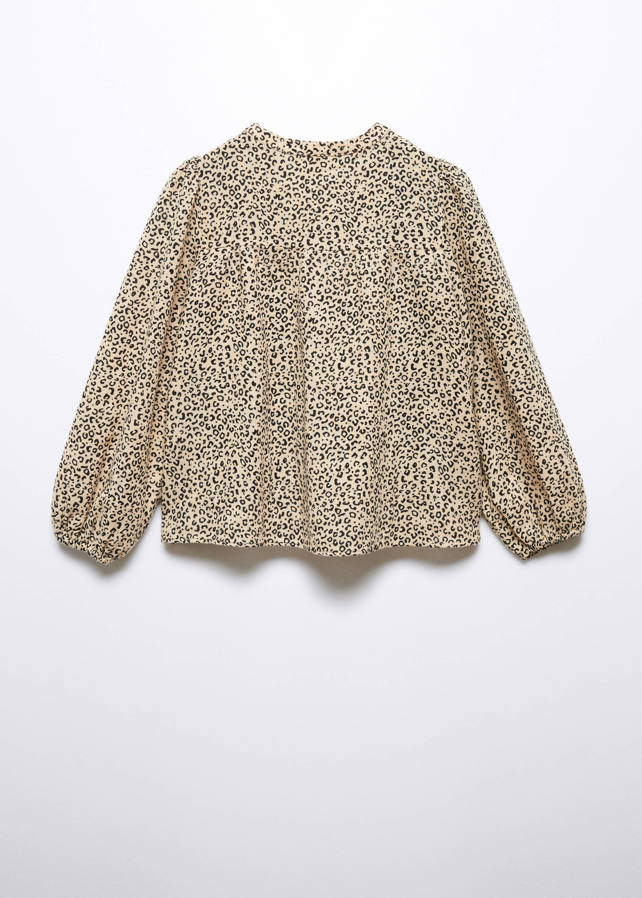 Blusa estampado leopardo - Reverso del artículo