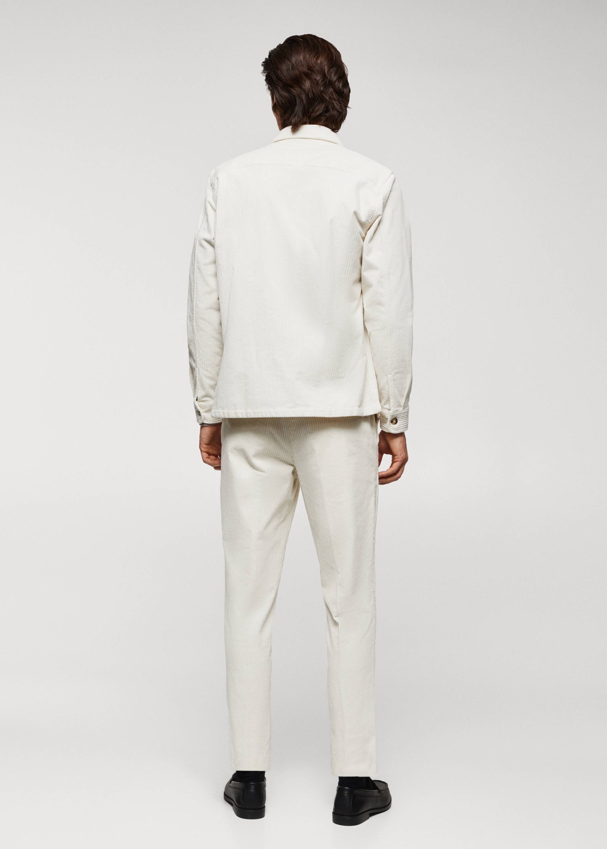 Surchemise velours côtelé poches - Verso de l’article