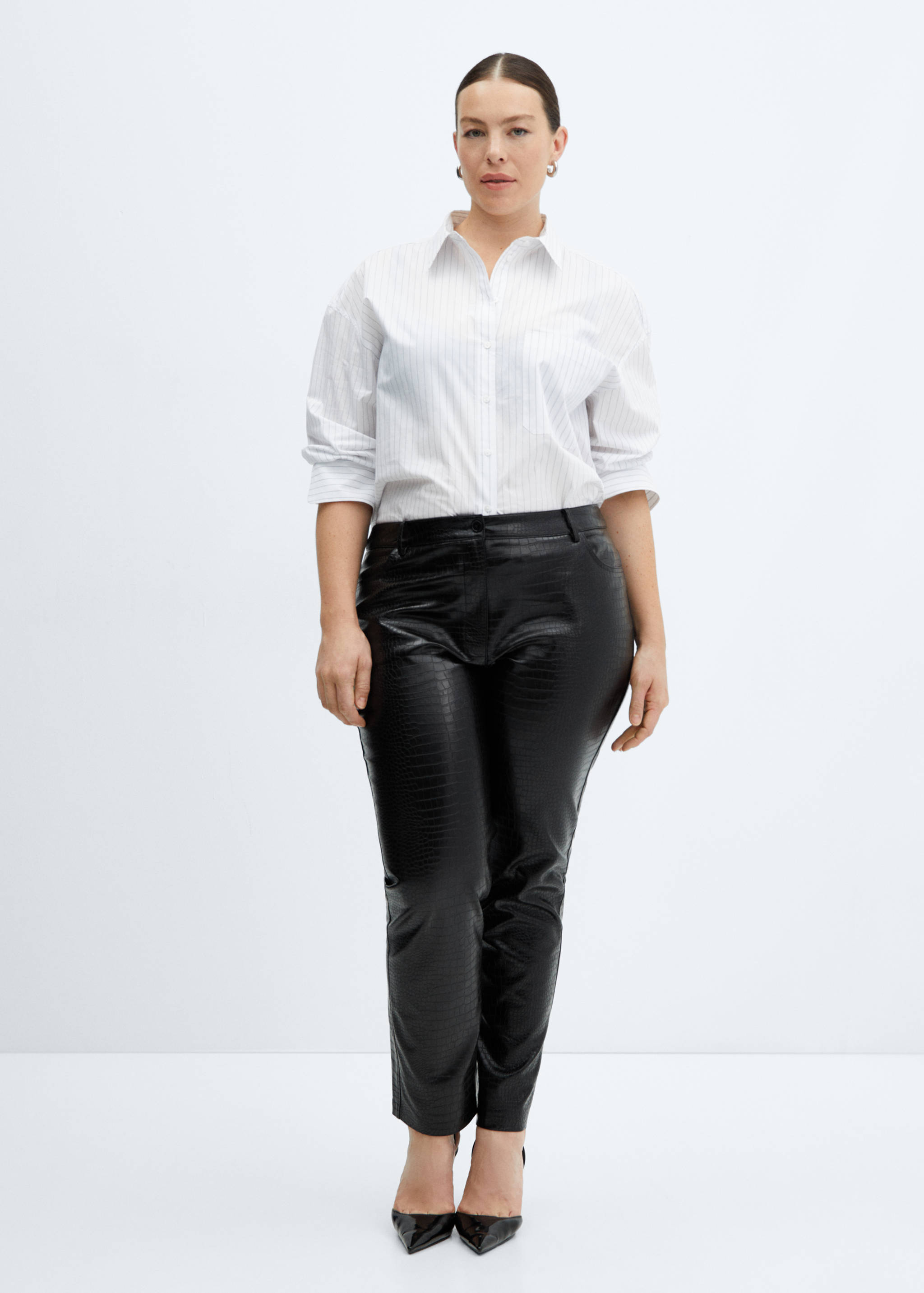 Pantalon droit effet croco - Détail de l'article 3