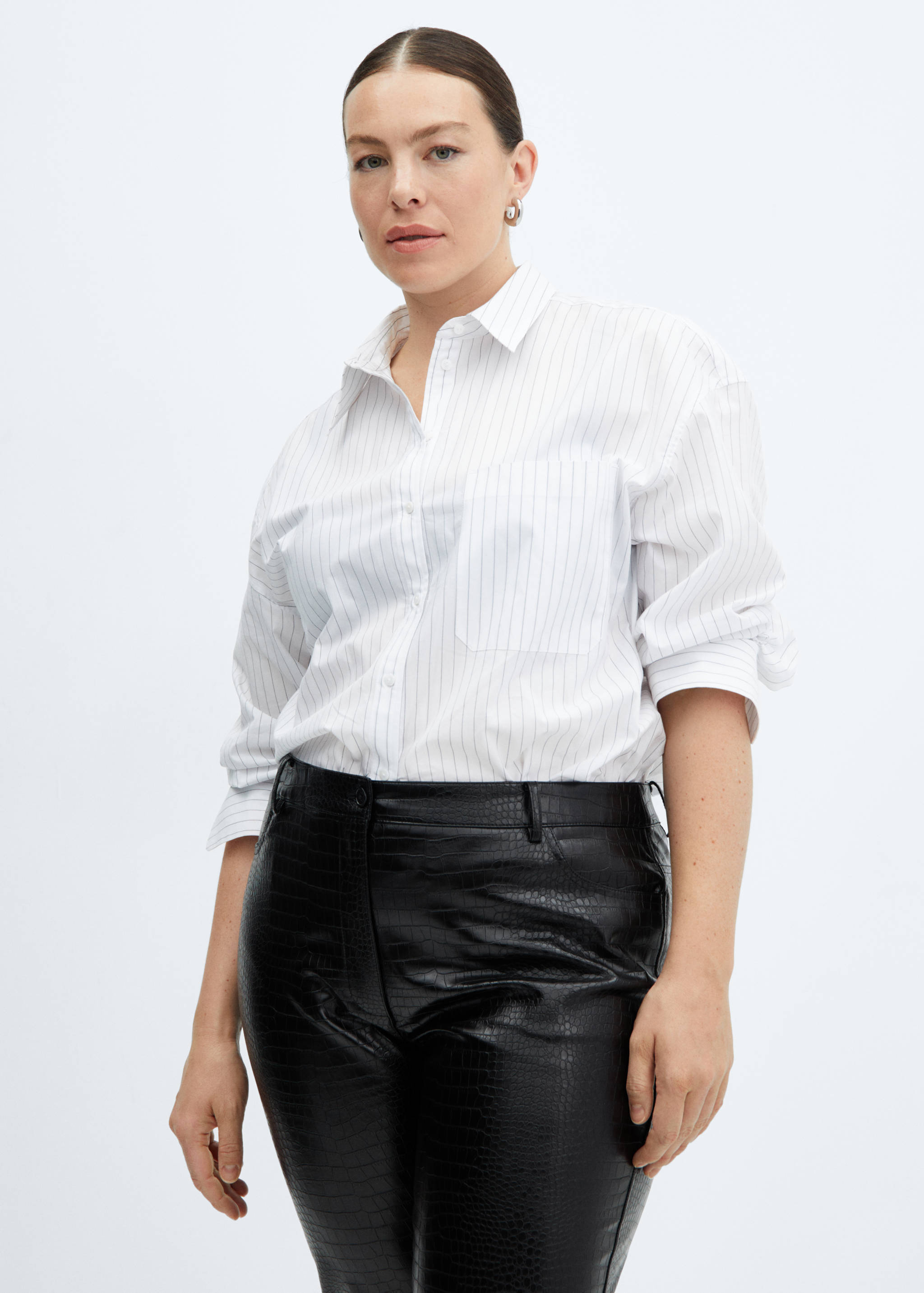 Pantalon droit effet croco - Détail de l'article 5