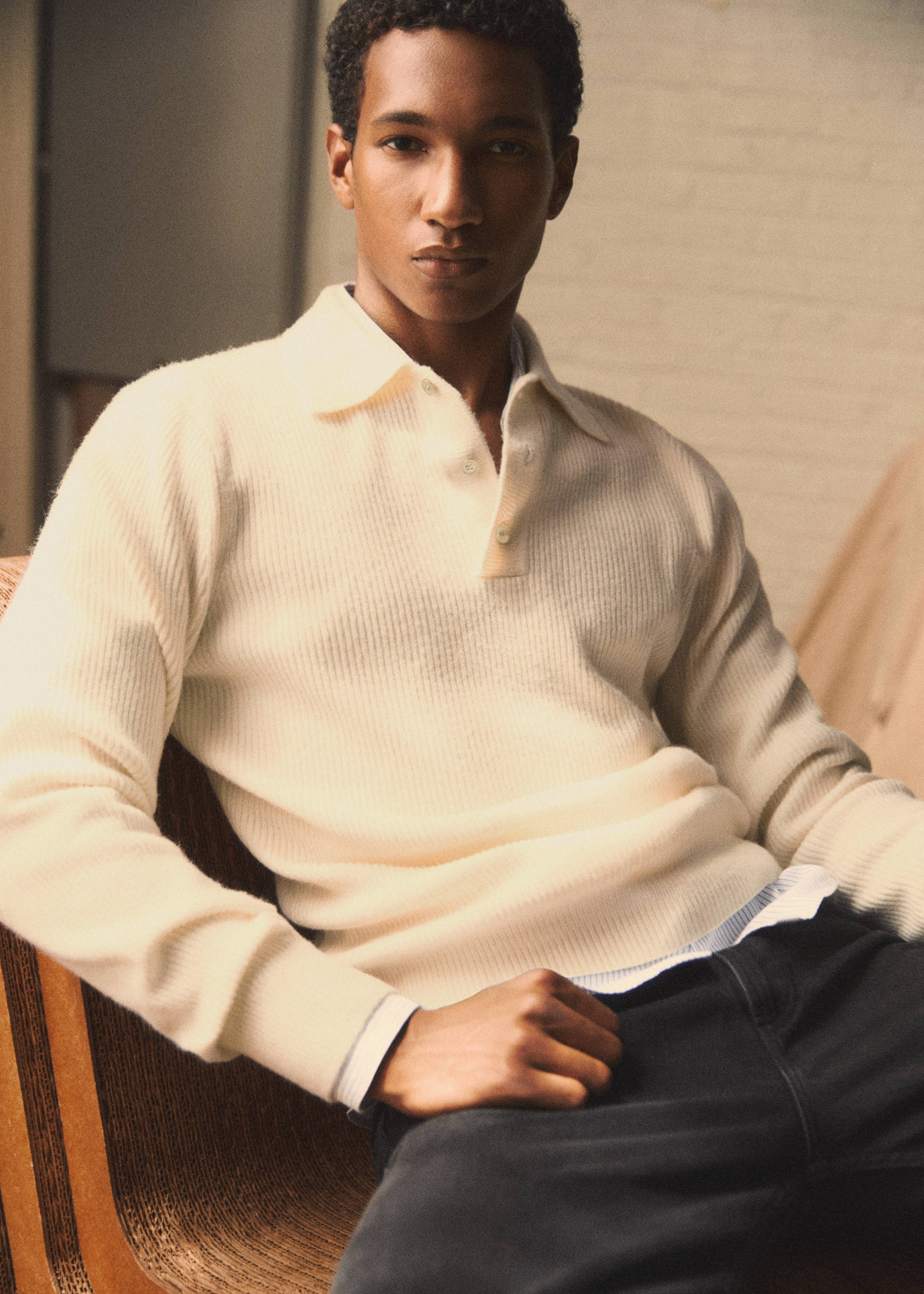 Polo maille côtelée - Détail de l'article 5