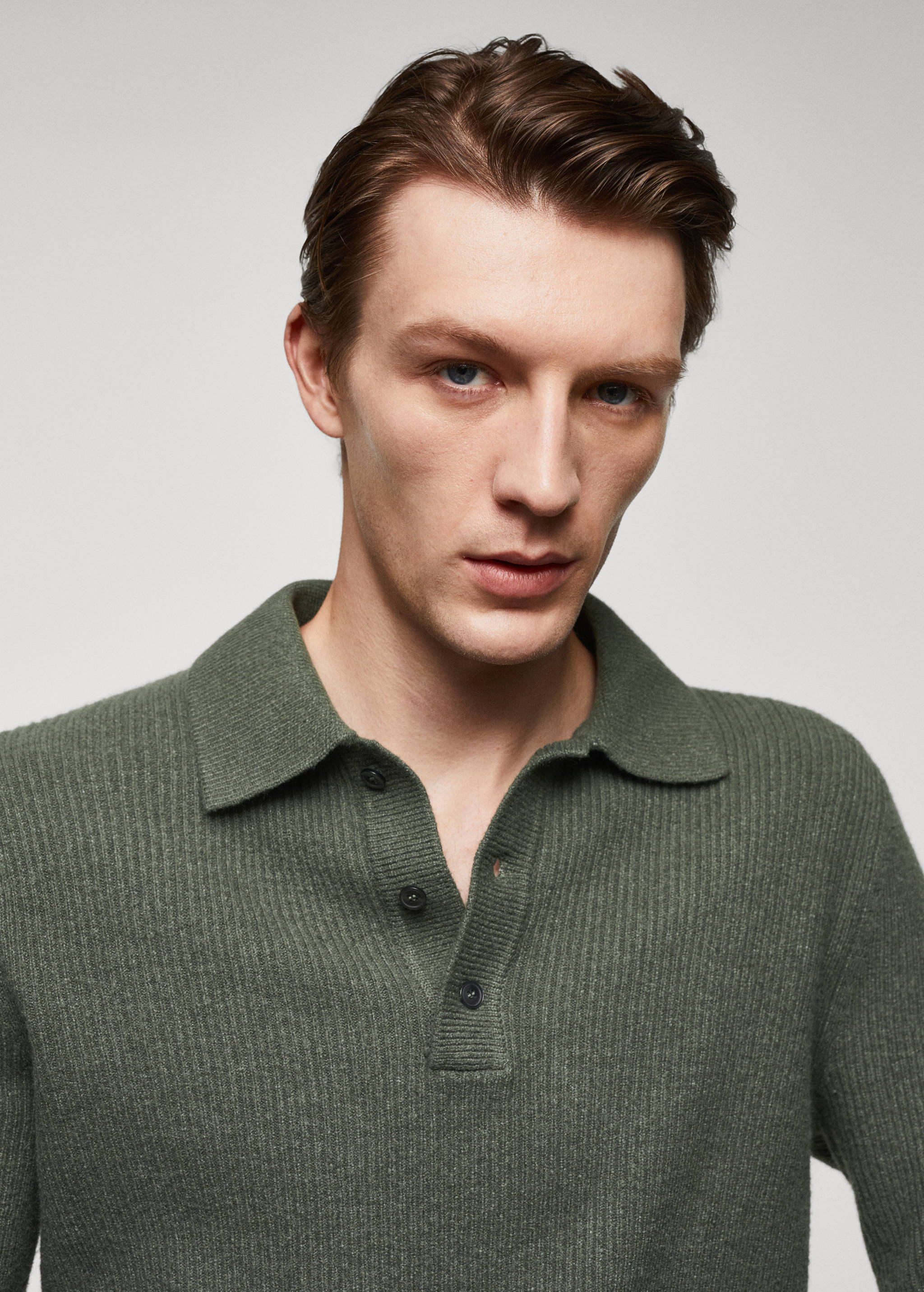 Polo maille côtelée - Détail de l'article 1