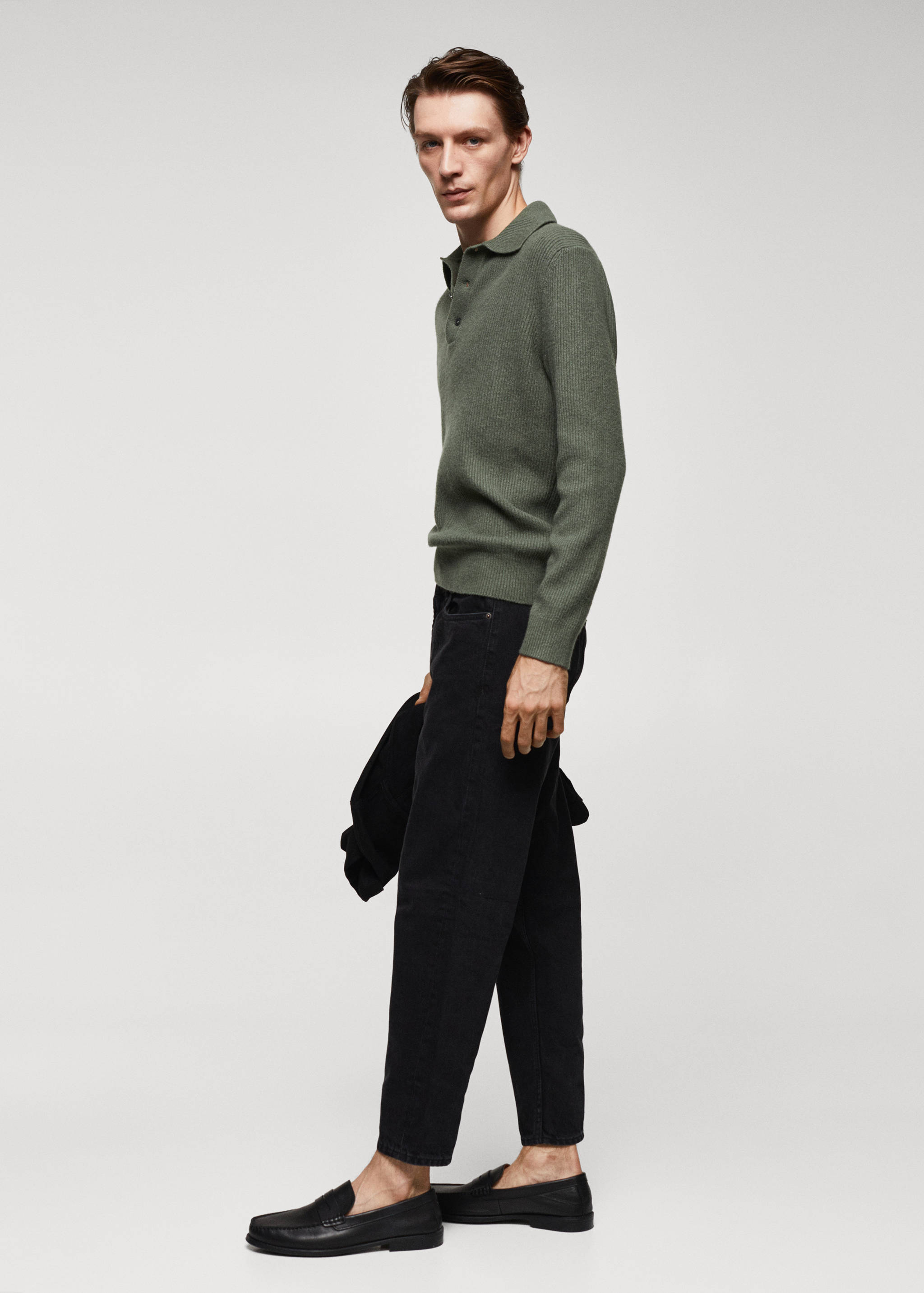 Polo maille côtelée - Détail de l'article 2