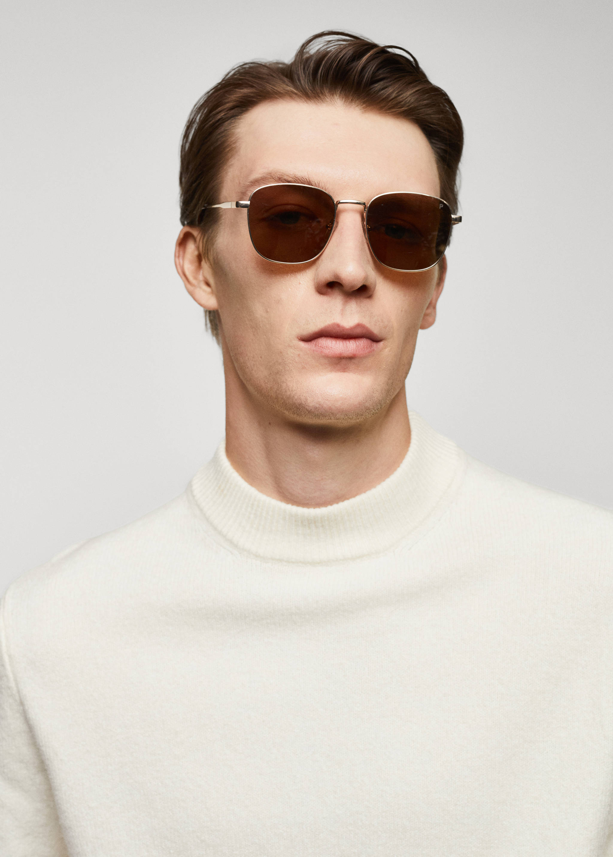 Pull col montant laine mélangée - Détail de l'article 1