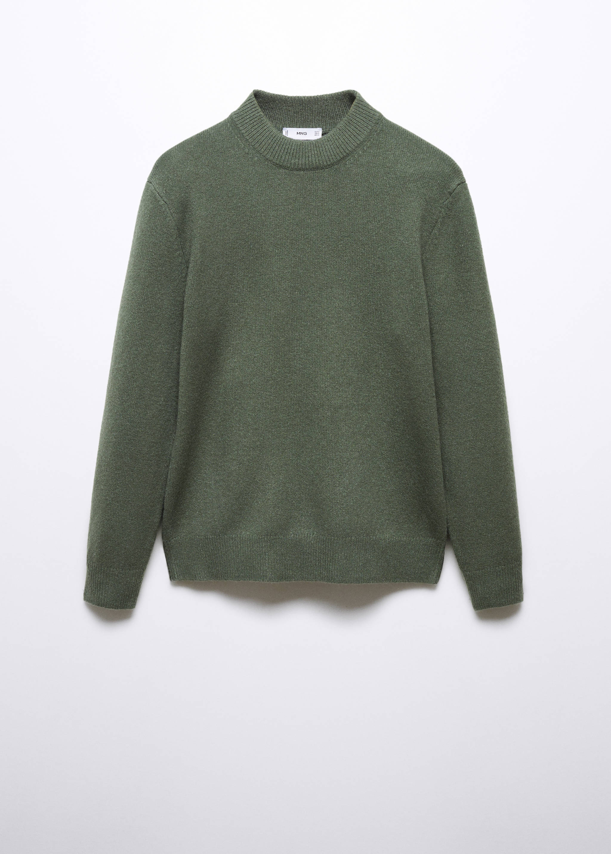 Pull col montant laine mélangée - Article sans modèle