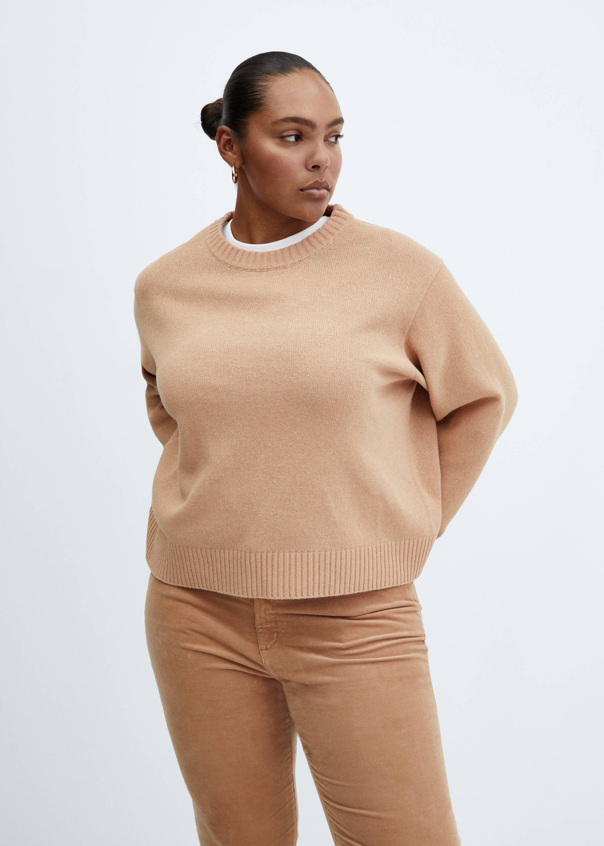Round-neck knitted sweater - Details of the article 5