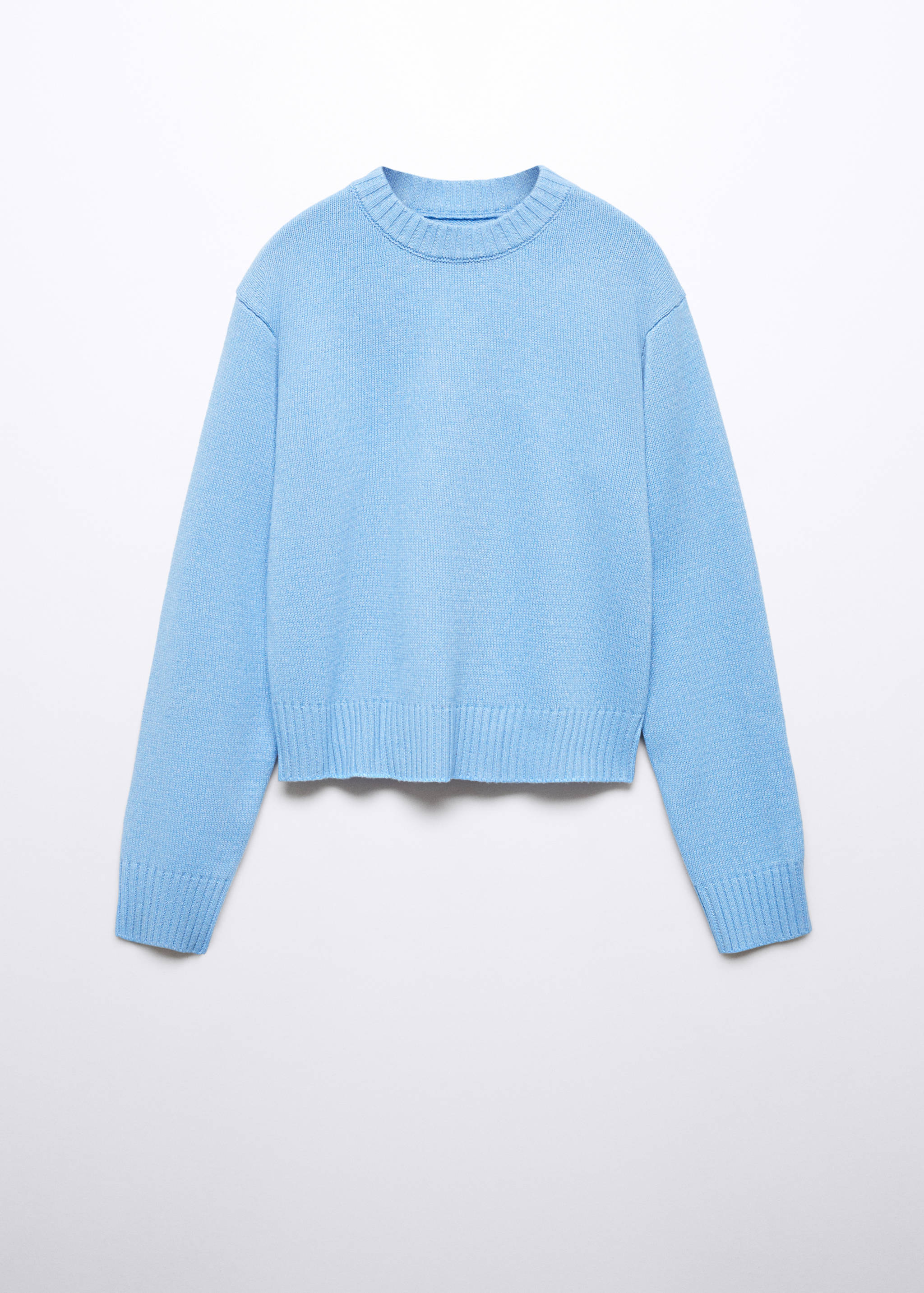 Round-neck knitted sweater - Article without model