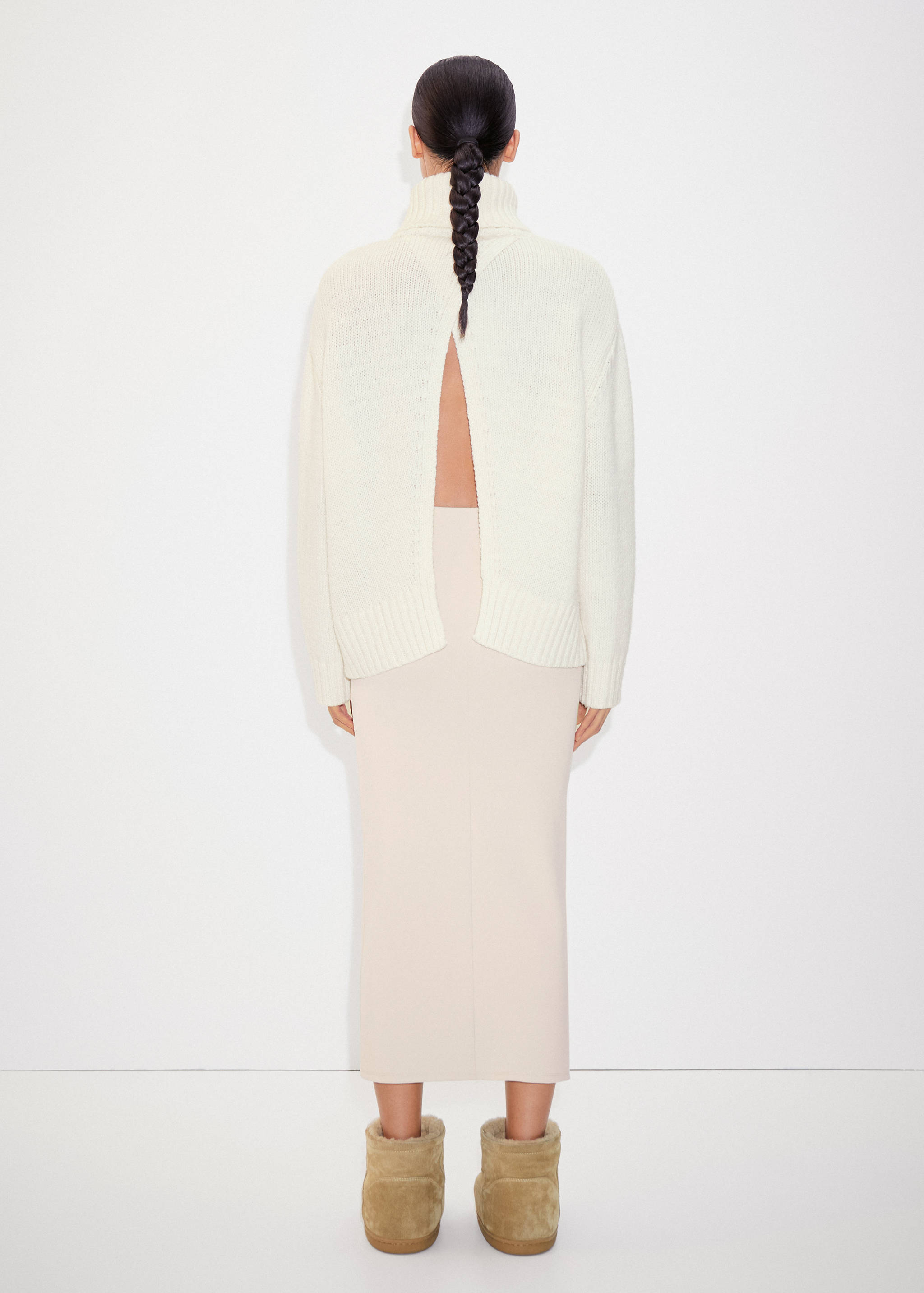 Pull-over dos ouvert - Verso de l’article