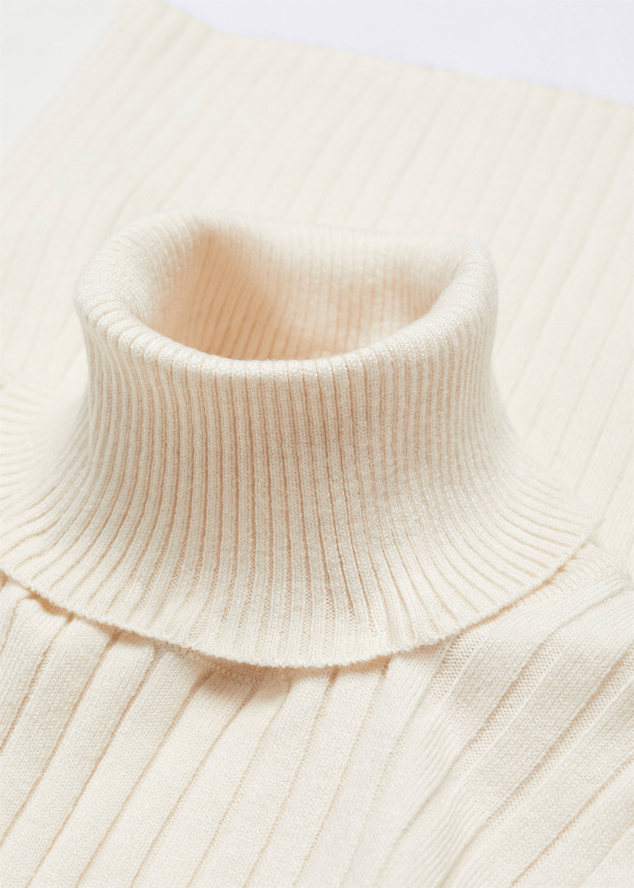Turtleneck ribbed sweater - Details of the article 8