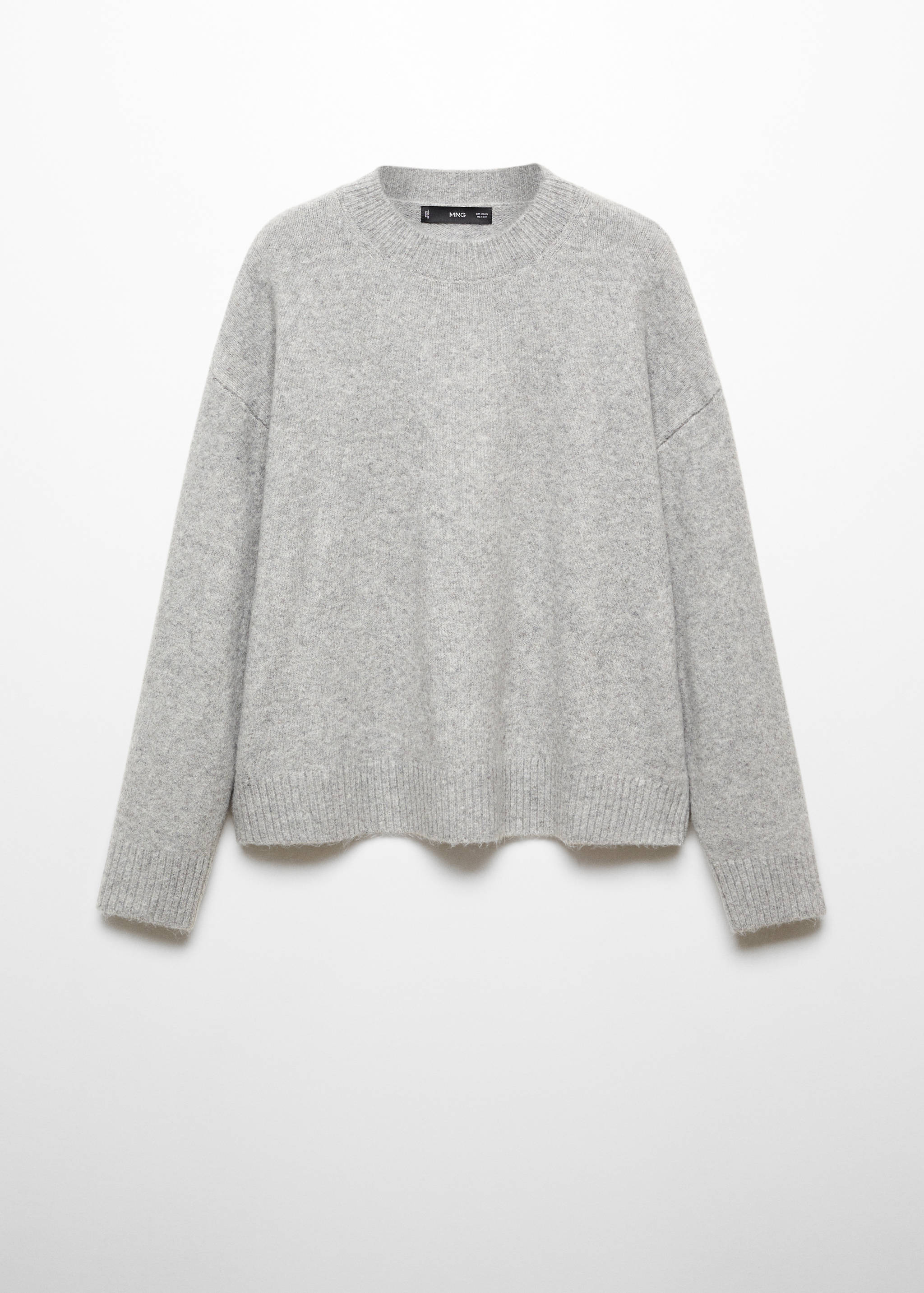 Round-neck knitted sweater - Article without model