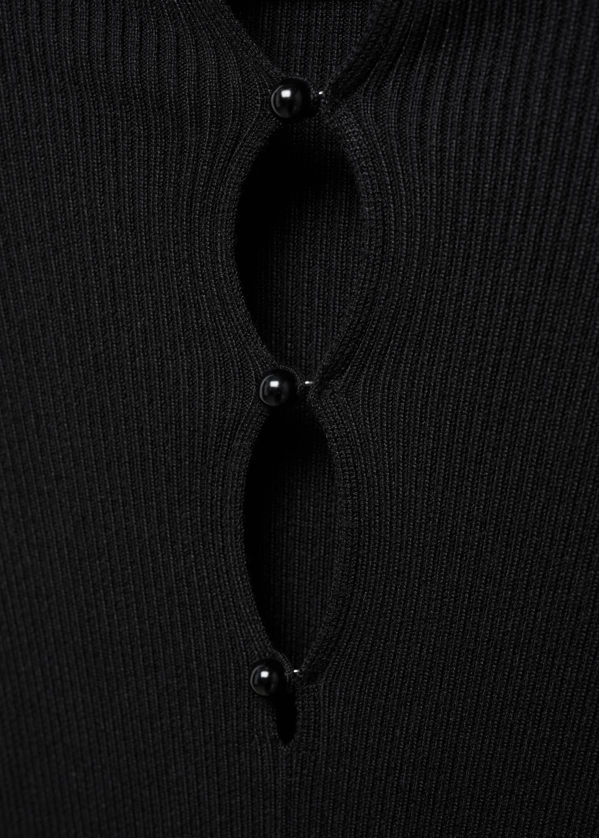 Ribbed sweater with buttons - Details of the article 8