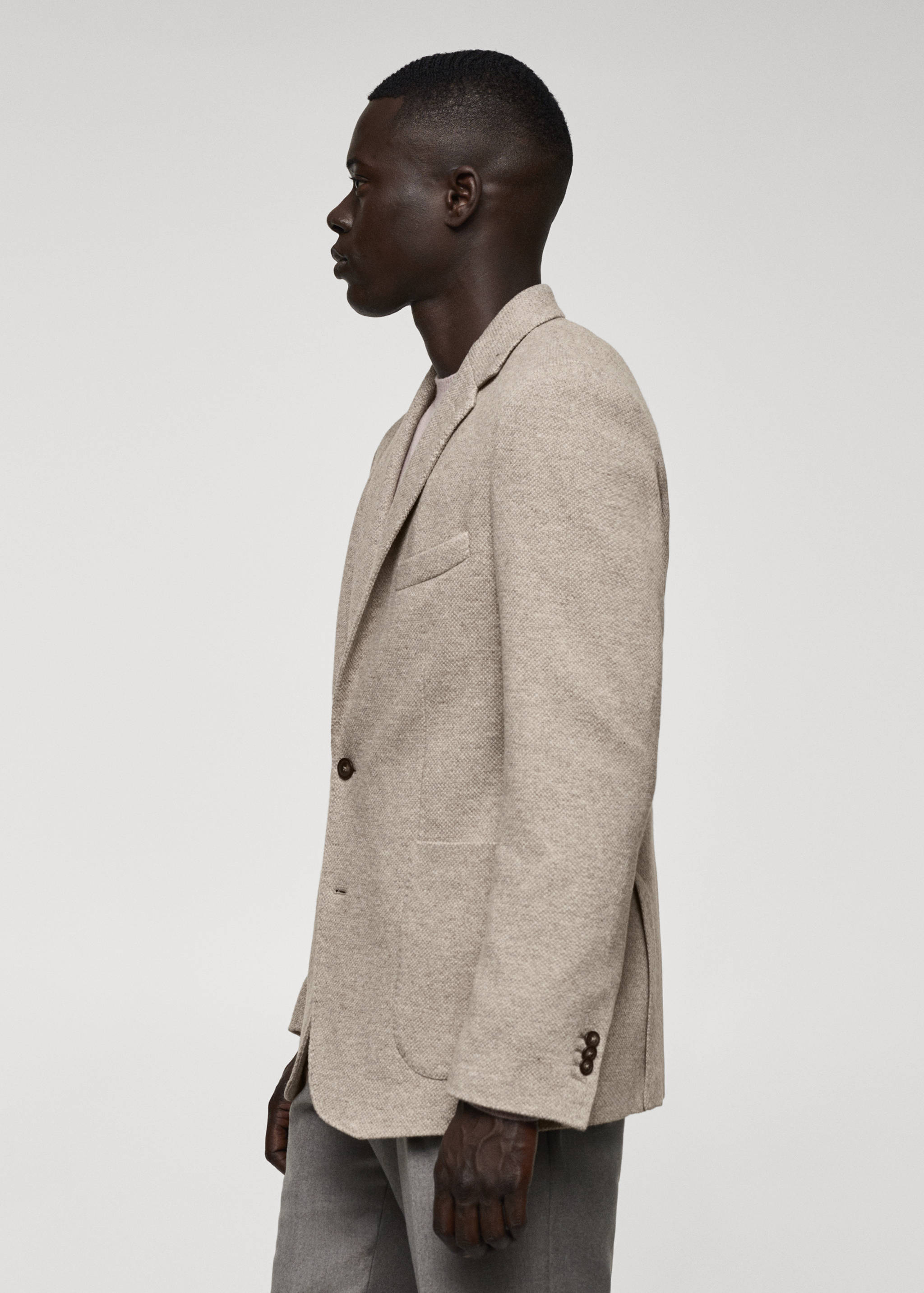 Трикотажный пиджак из чистой шерсти - Деталь изделия 2