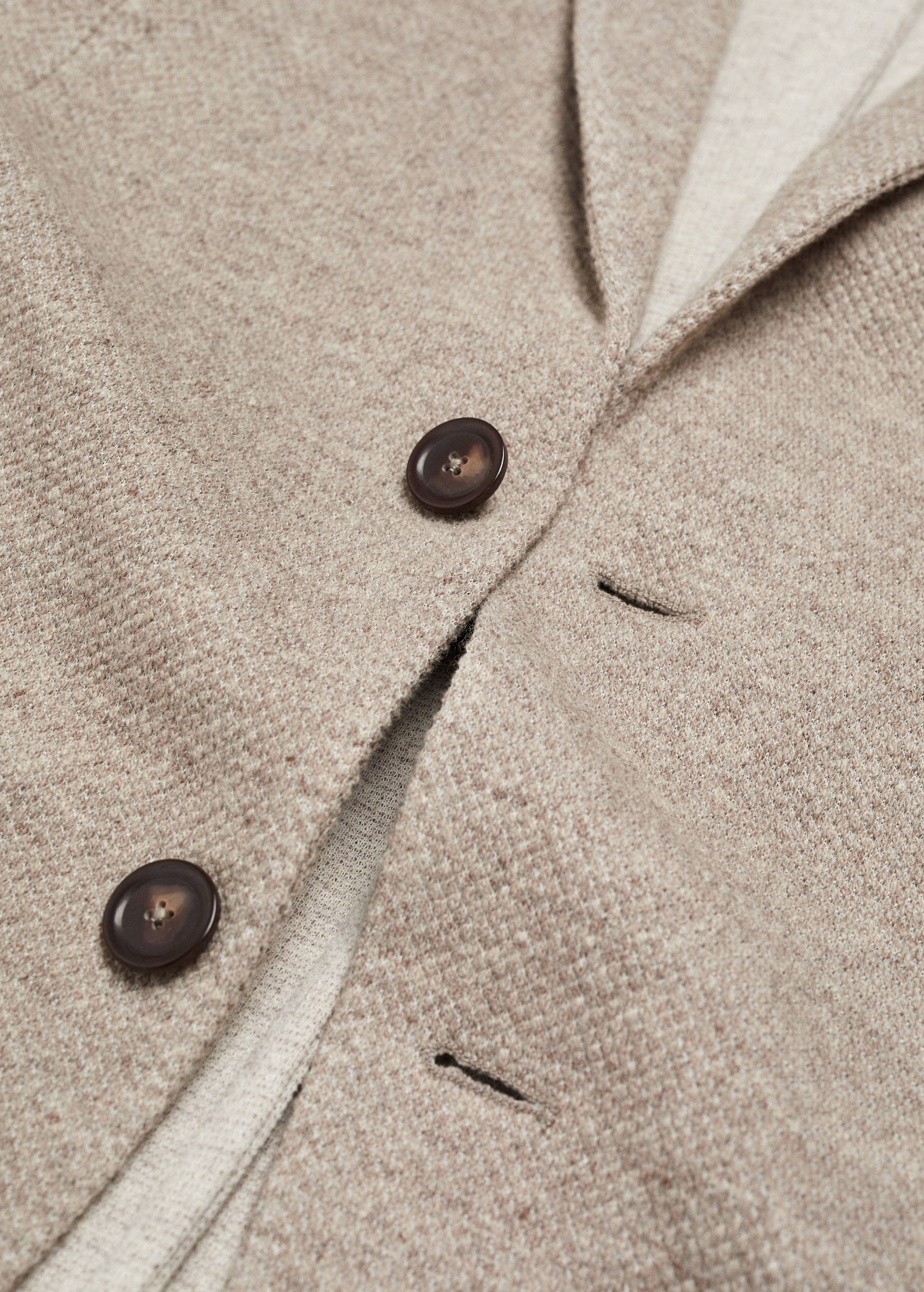 Трикотажный пиджак из чистой шерсти - Деталь изделия 0