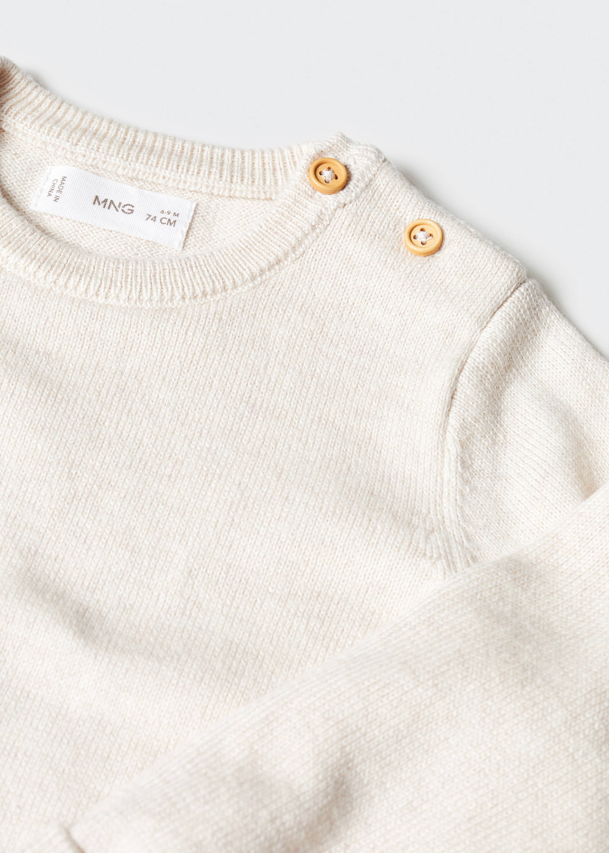 Knit cotton sweater - Details of the article 8