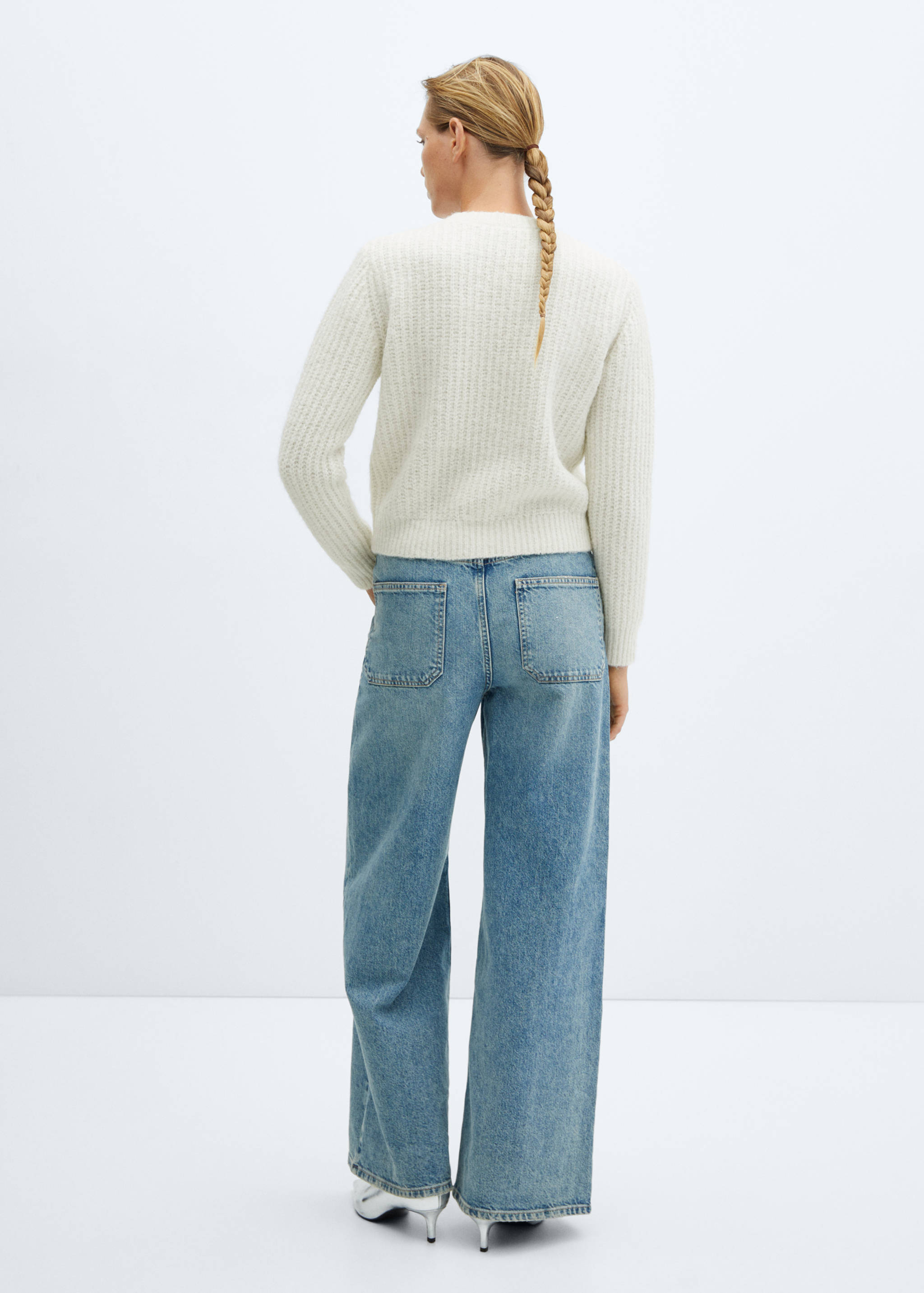 Pull en maille à col rond - Verso de l’article