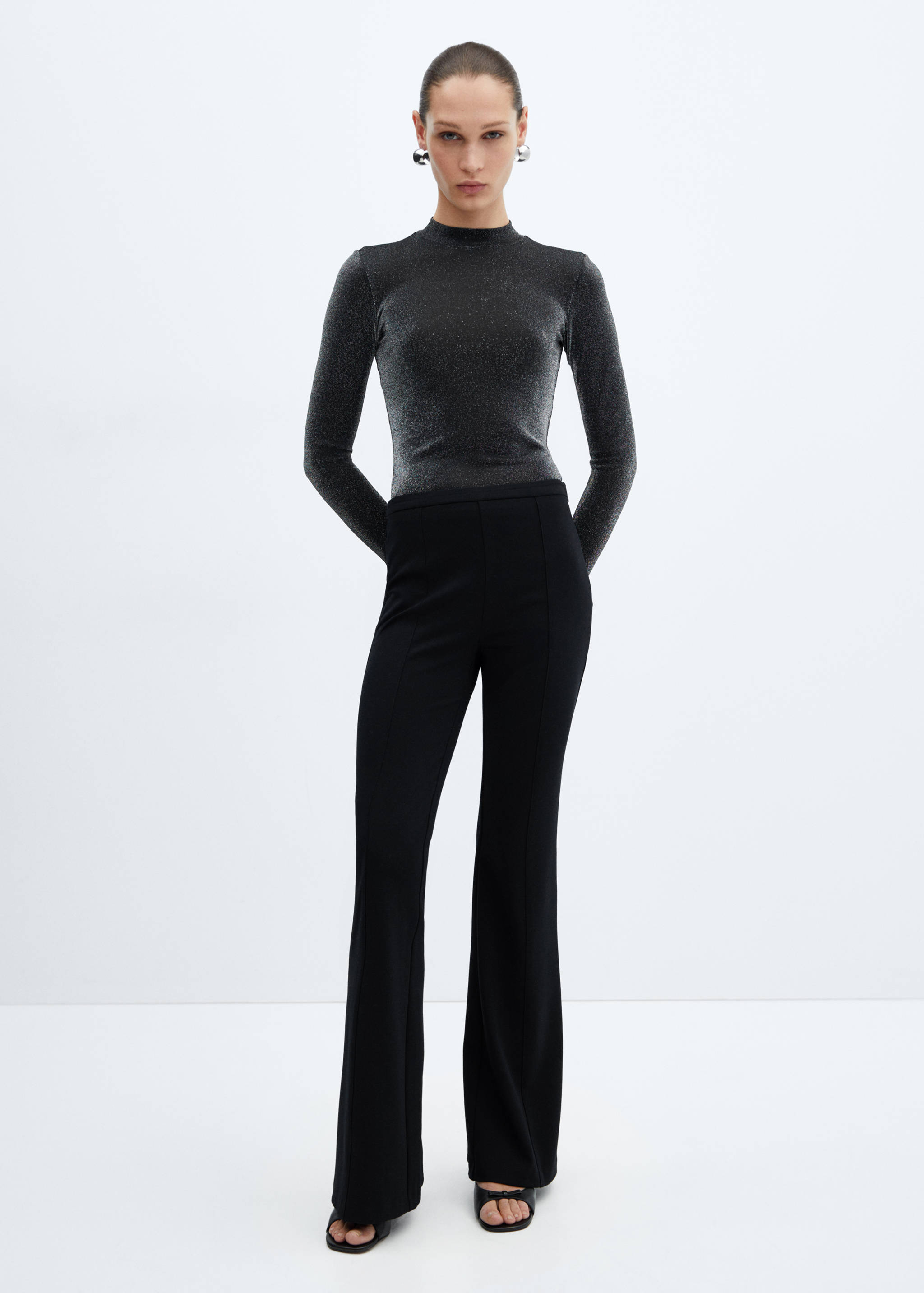 Camiseta lúrex cuello perkins - Plano general