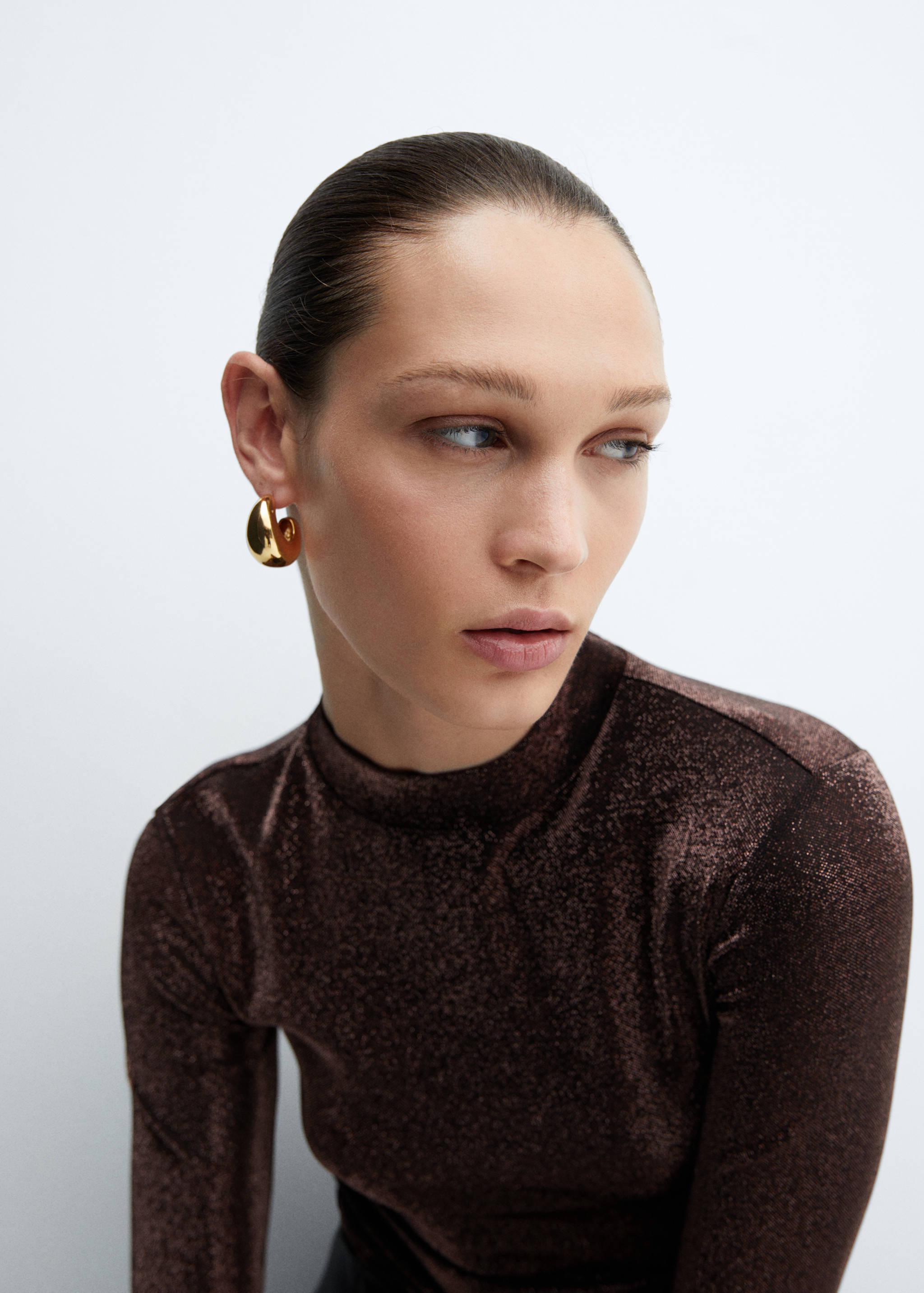 Camiseta lúrex cuello perkins - Detalle del artículo 1