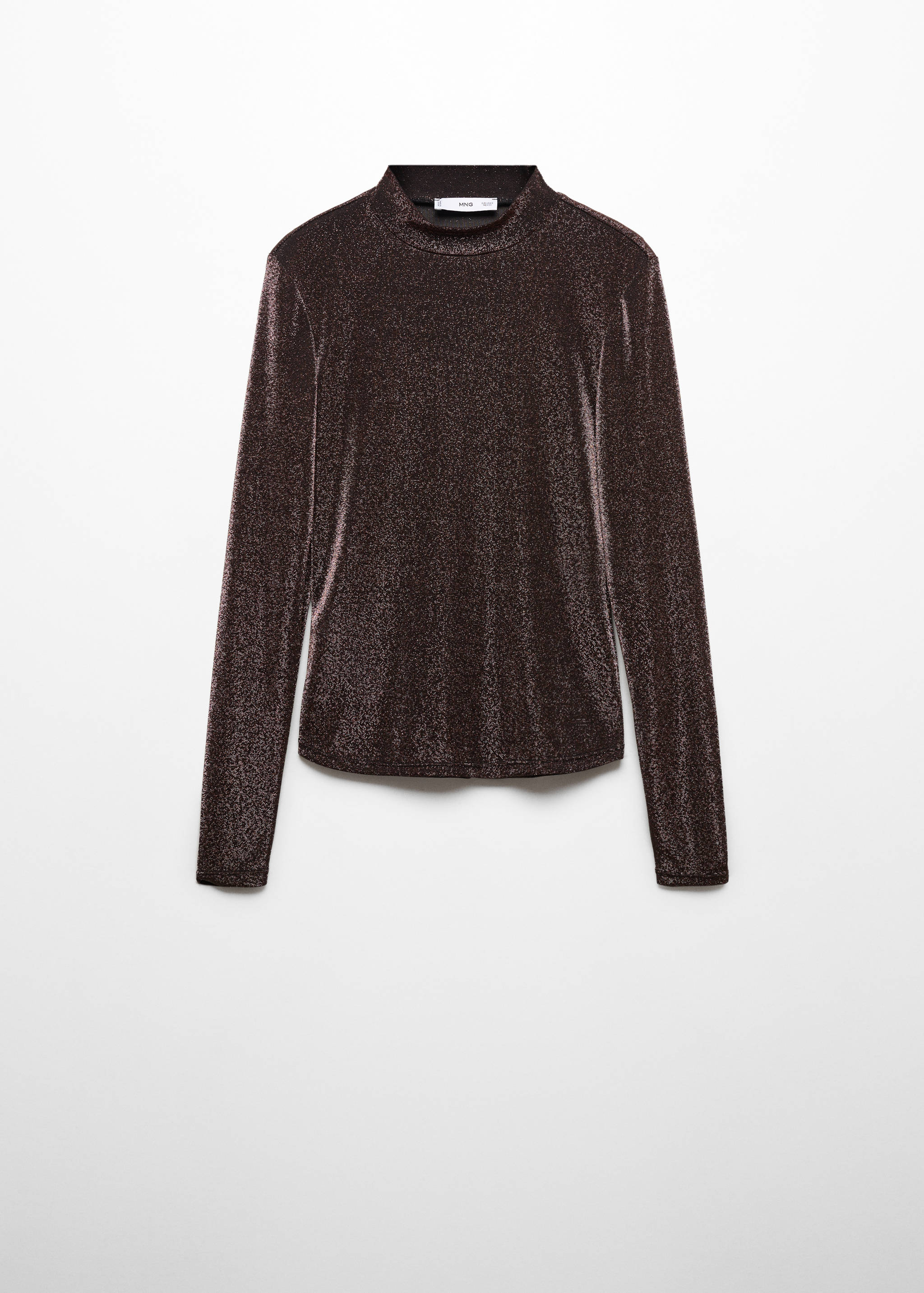 Camiseta lúrex cuello perkins - Artículo sin modelo