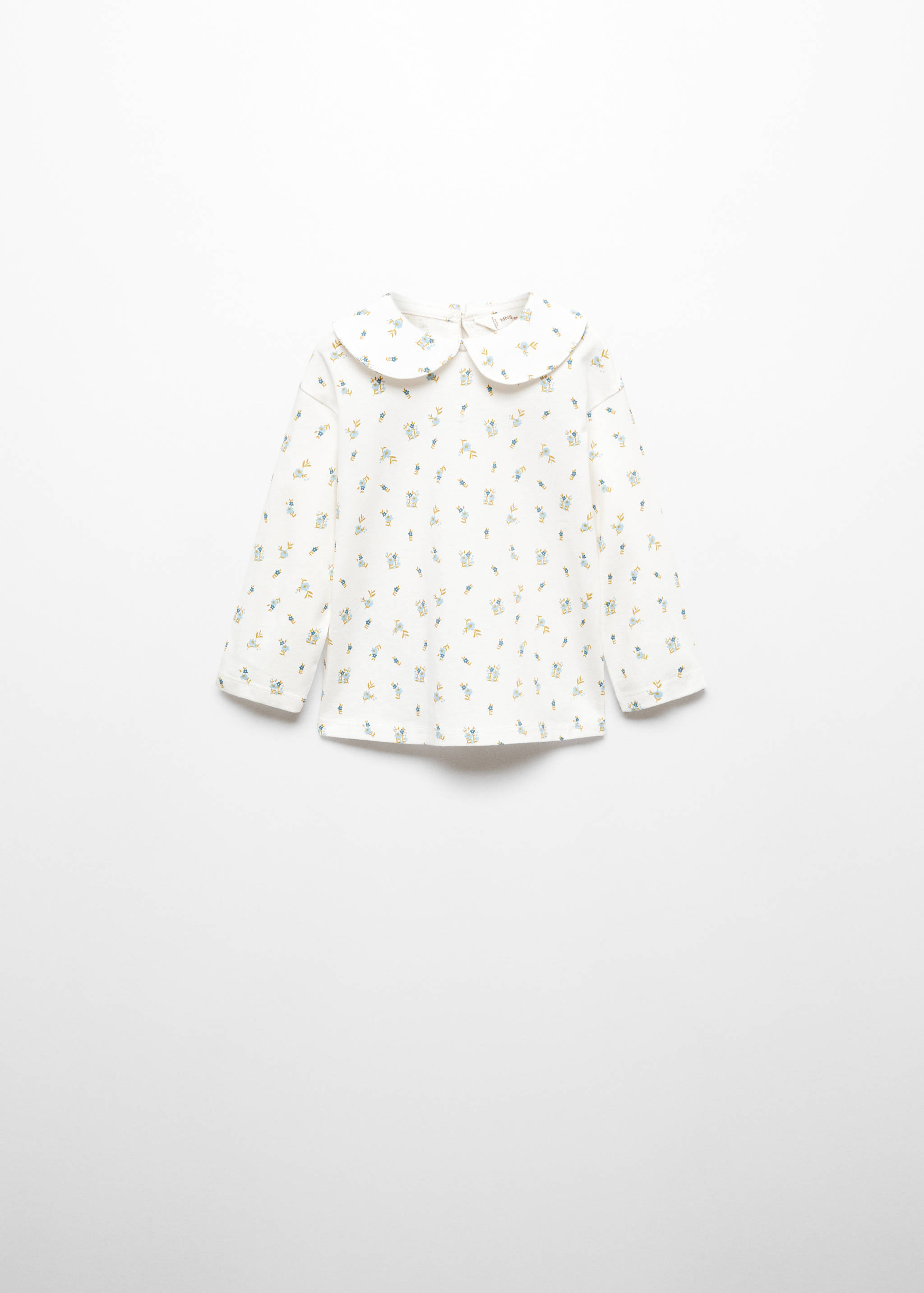 Babydoll collar cotton T-shirt - Article without model