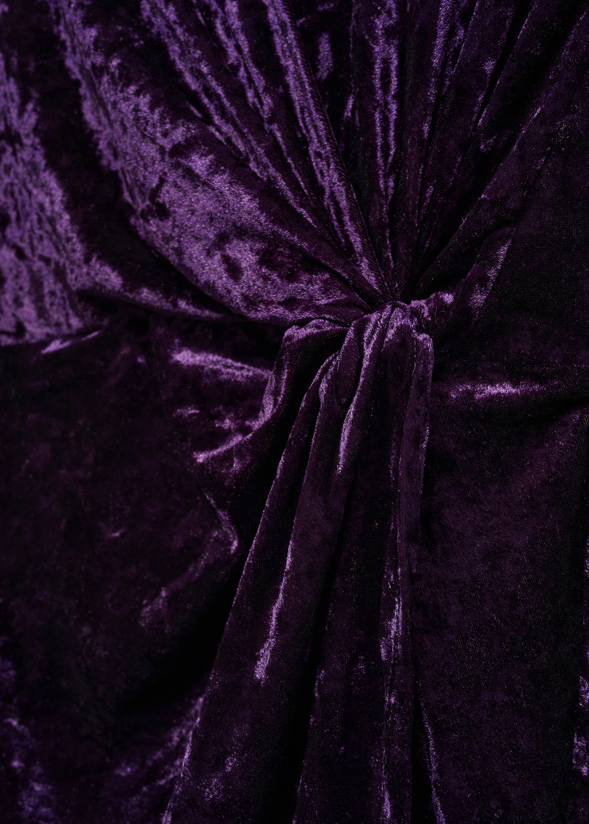 Vestido cruzado terciopelo - Detalle del artículo 8