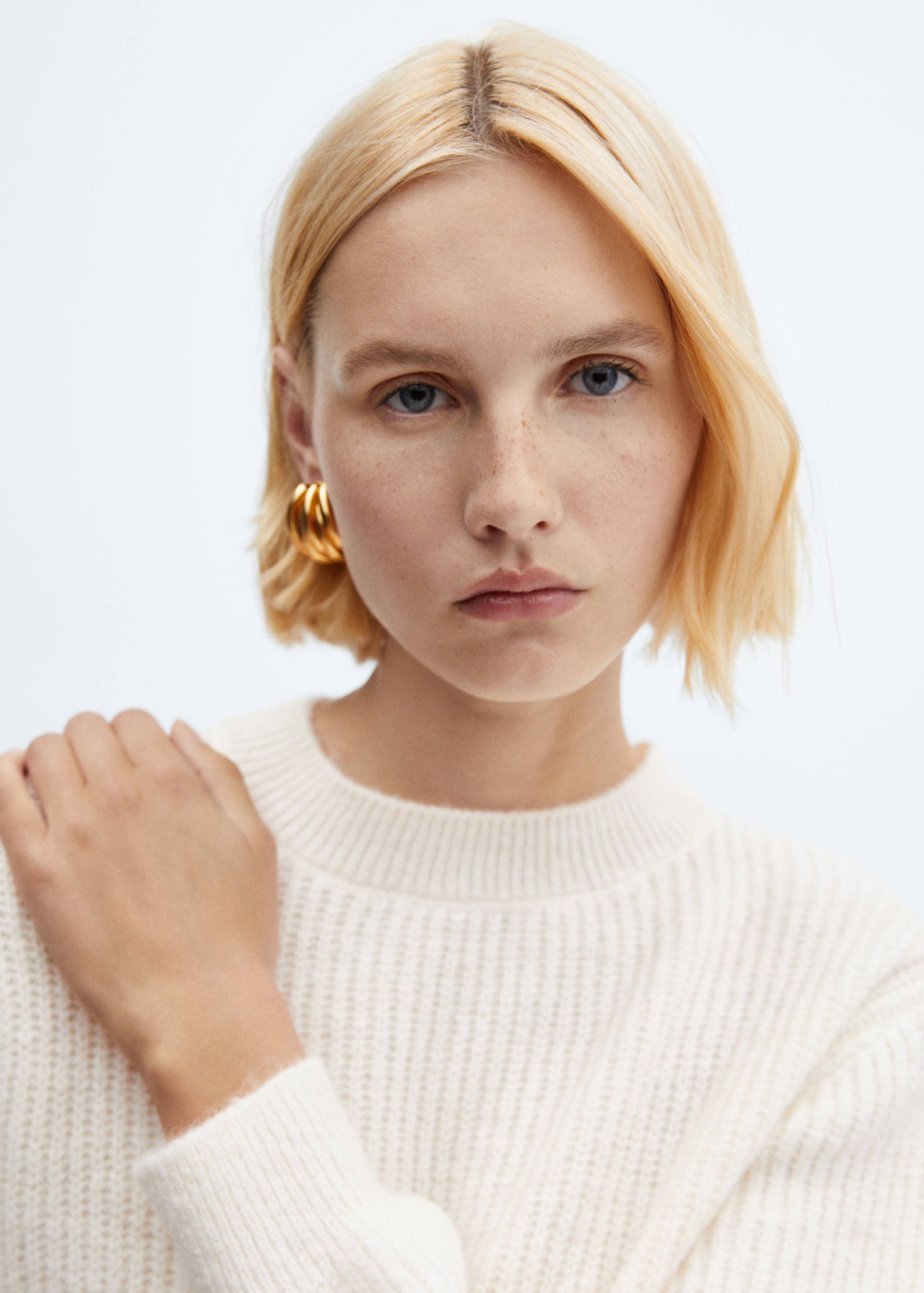 Pull en maille à col rond - Détail de l'article 1