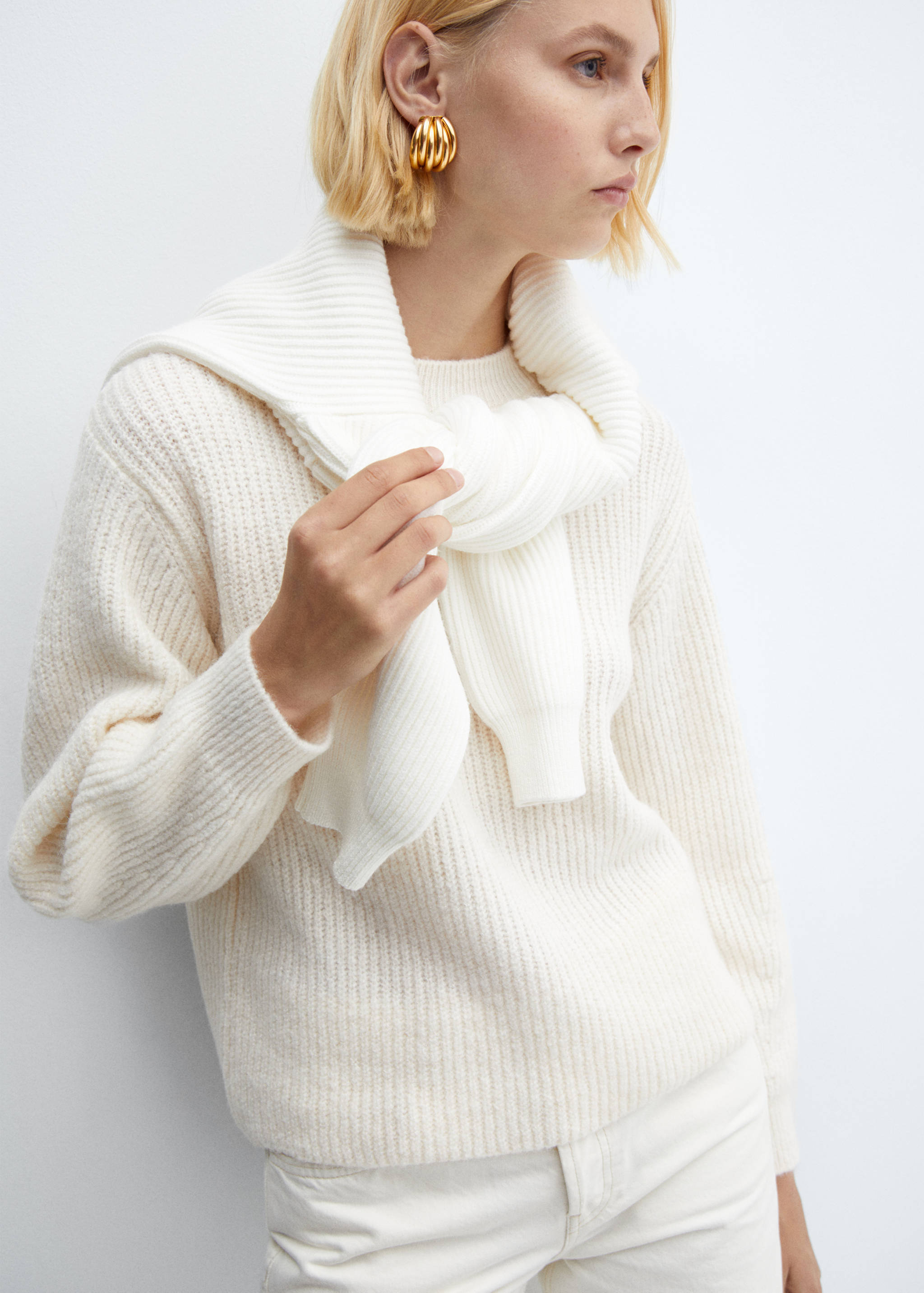 Pull en maille à col rond - Détail de l'article 4