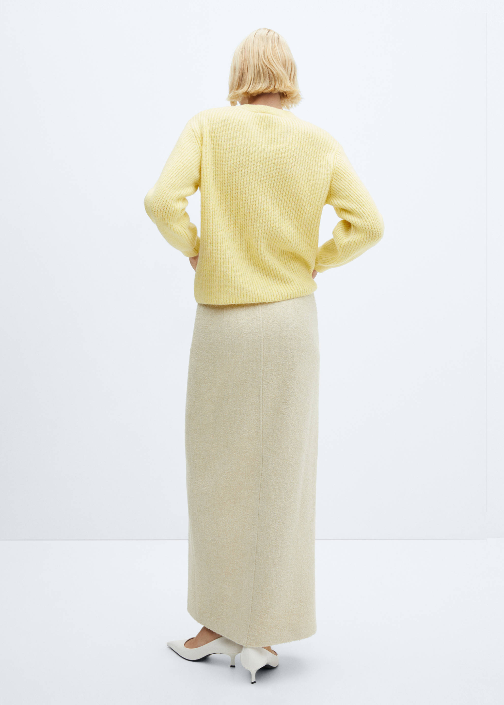 Pull en maille à col rond - Verso de l’article