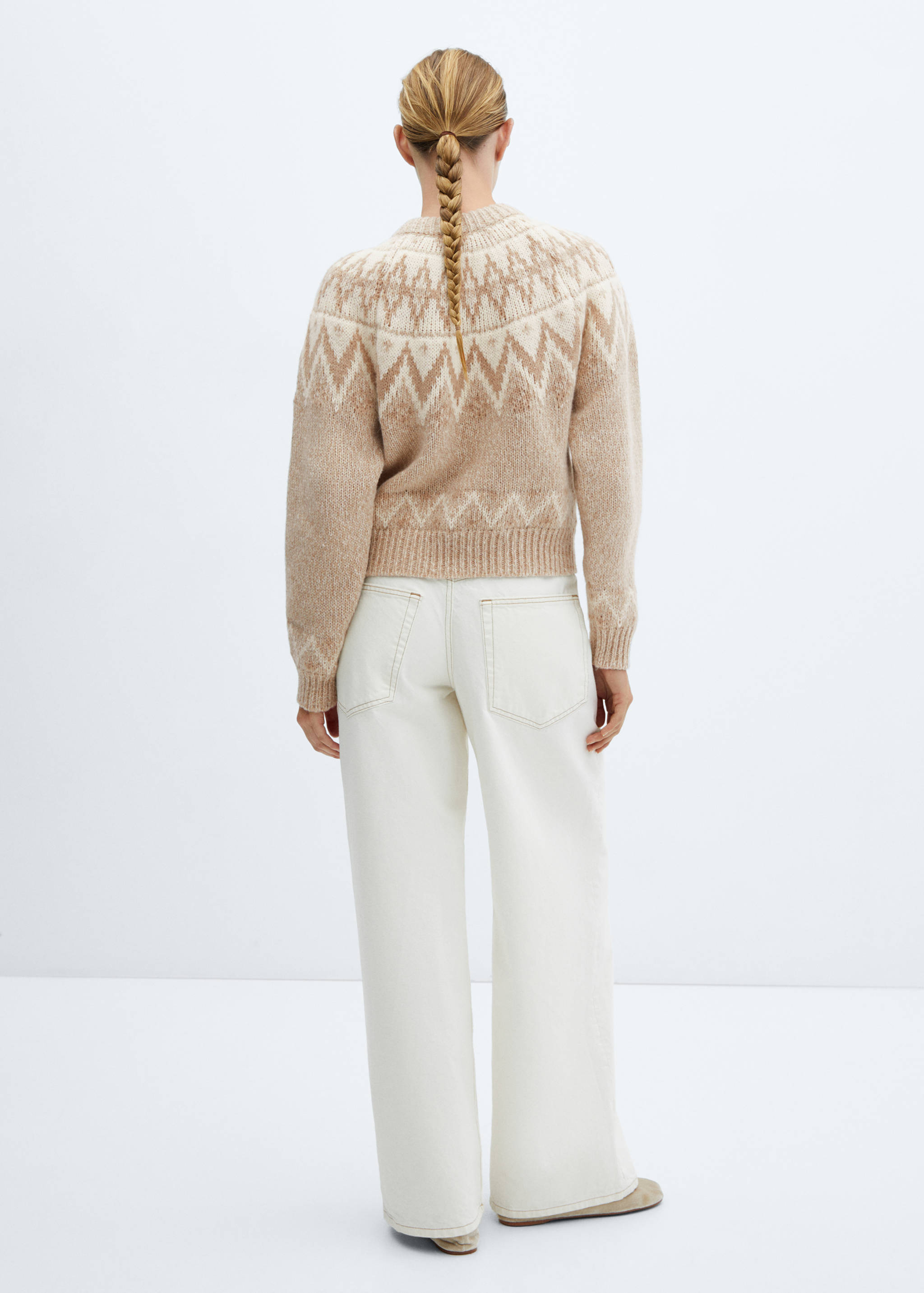 Jersey cenefas cuello redondo - Reverso del artículo