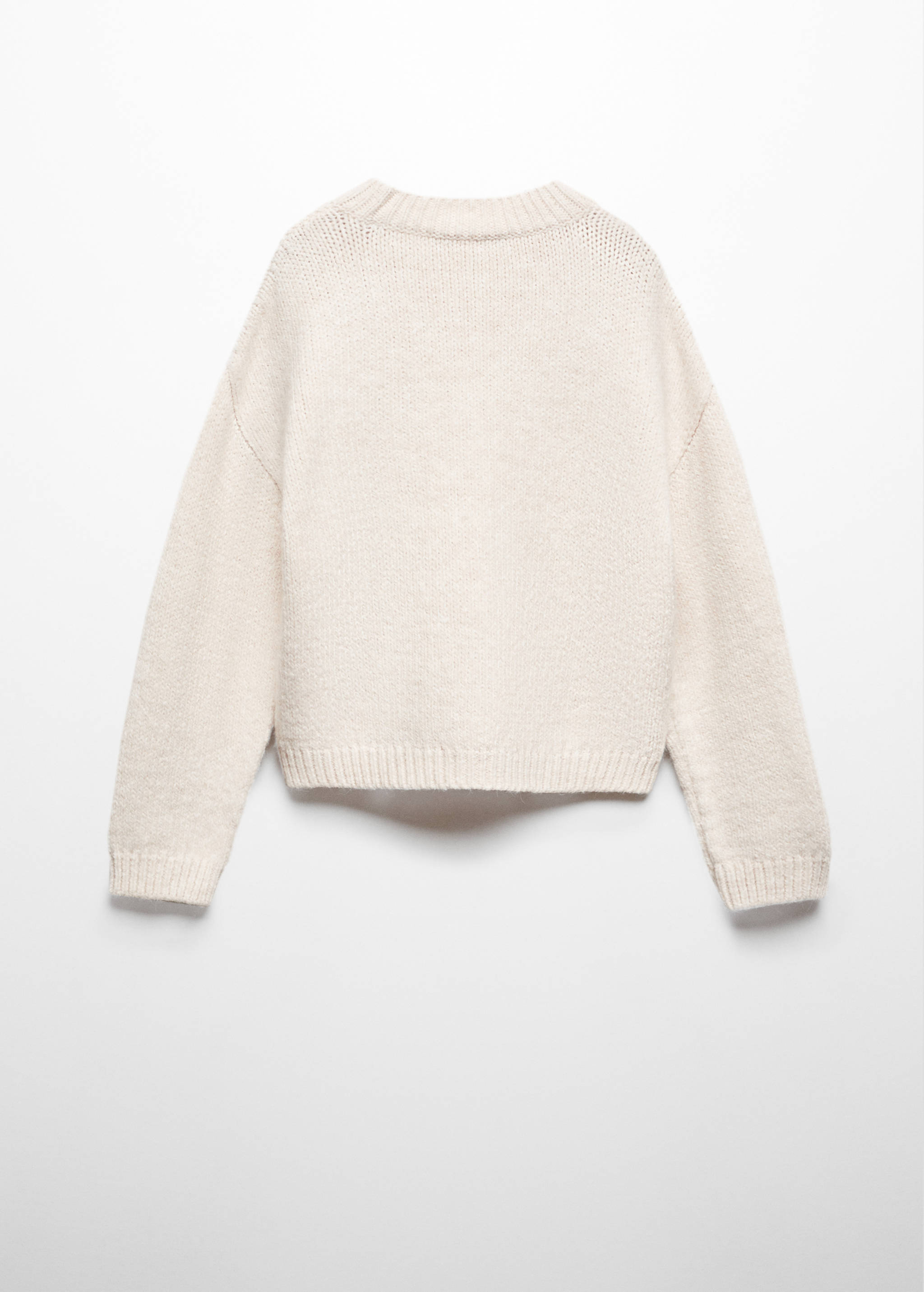 Fringes knit sweater - Reverse of the article