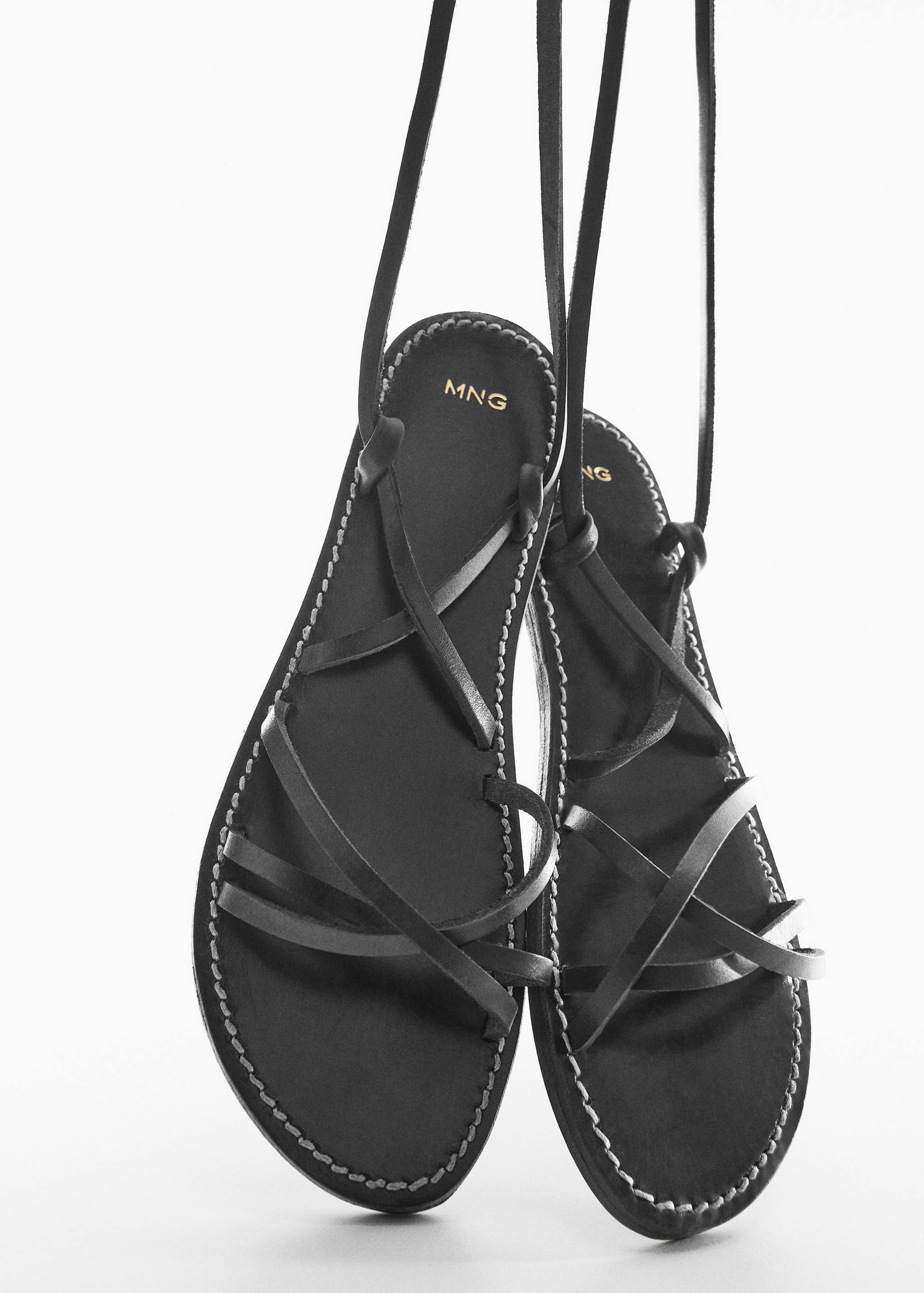 Кожаные сандалии с ремешками - Деталь изделия 5