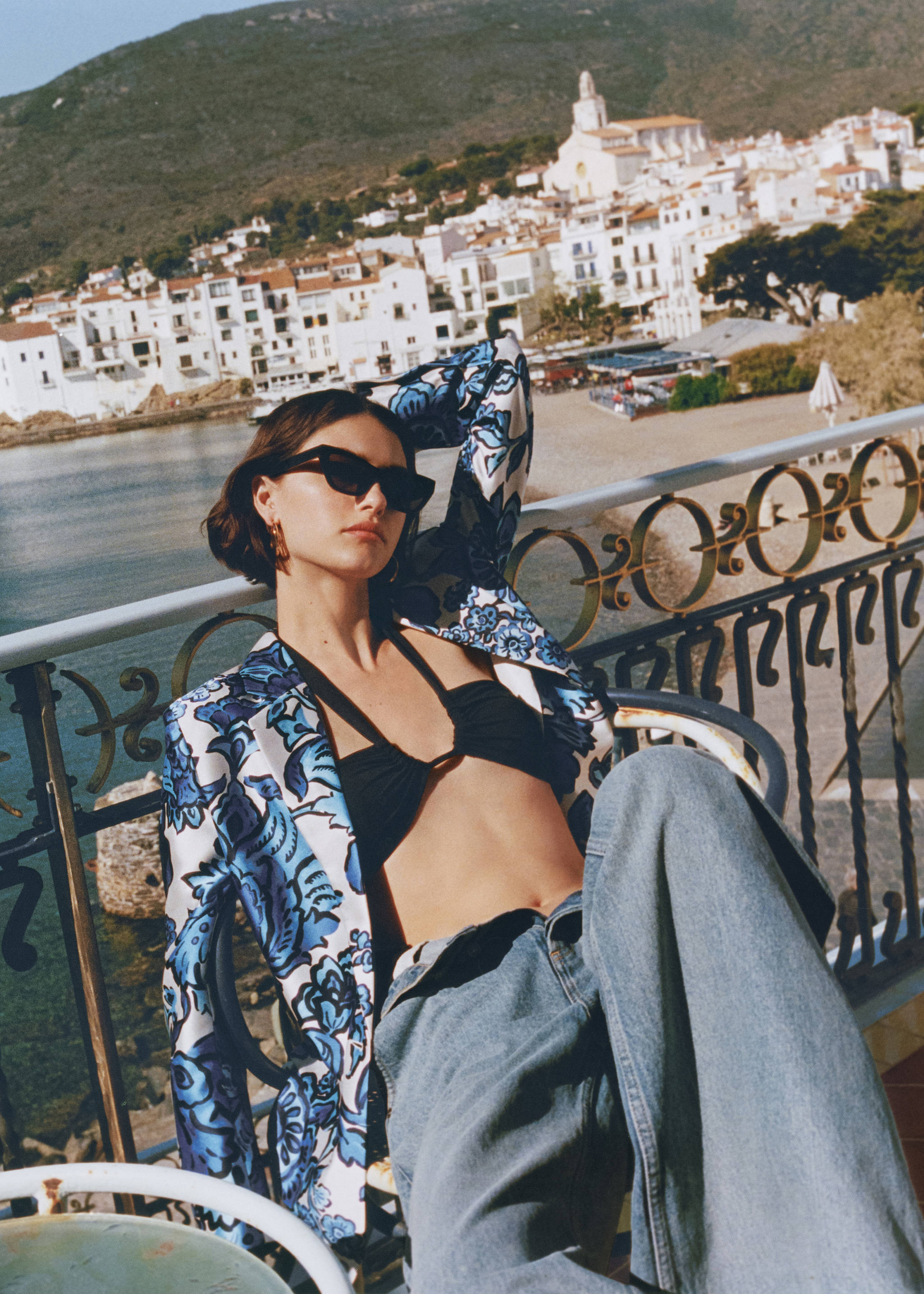 Lunettes de soleil cat-eye - Plan général